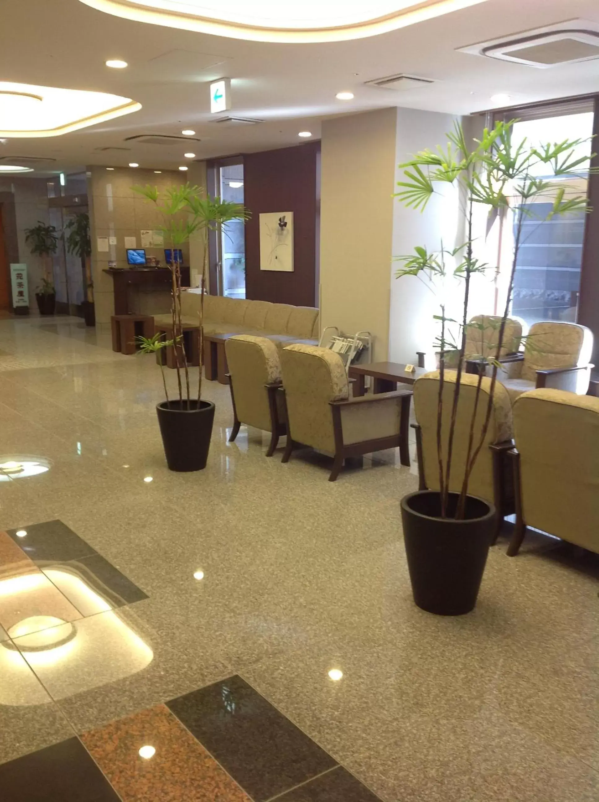 Lobby or reception, Lobby/Reception in Hotel Route-Inn Nagoya Sakae