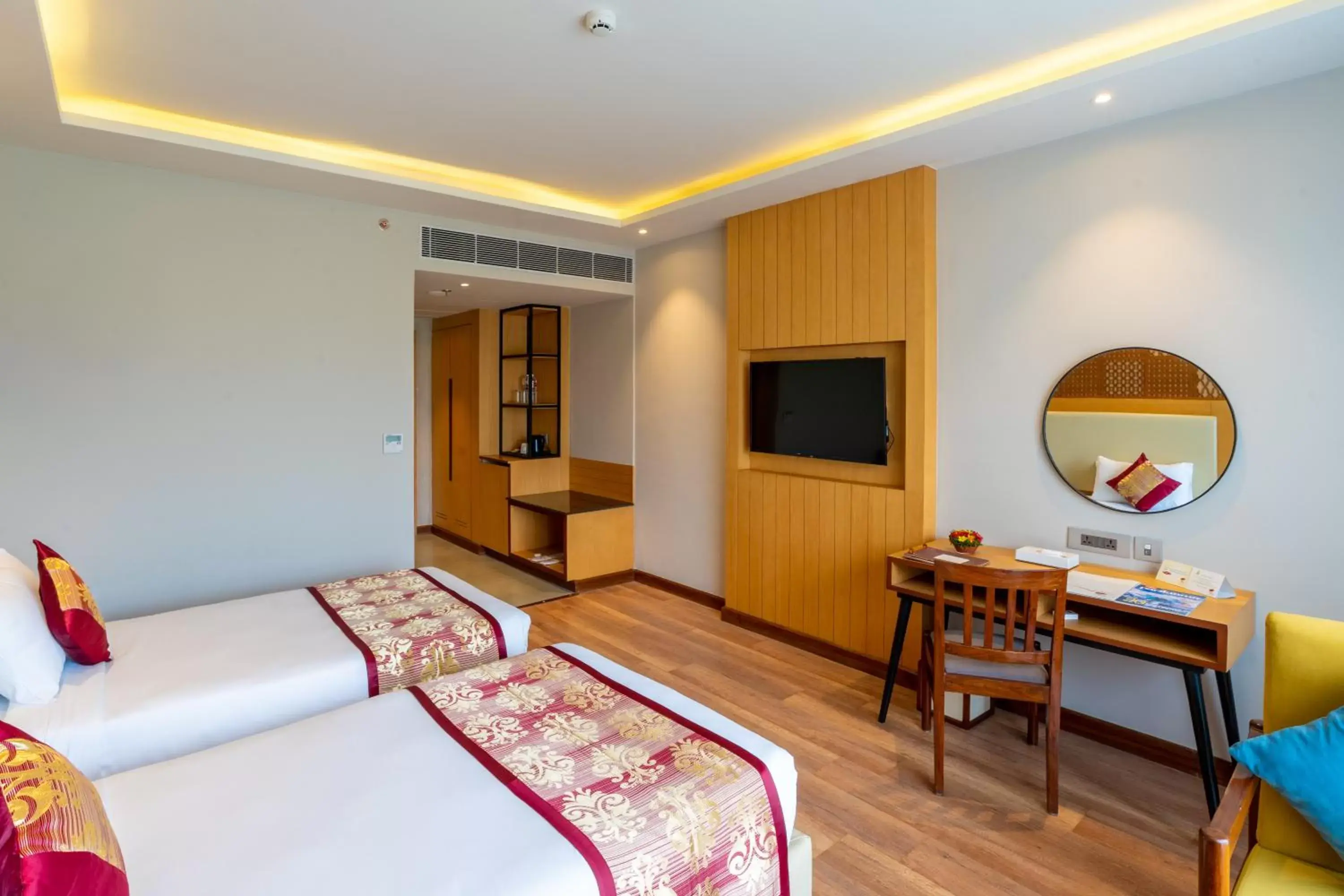 Bedroom, TV/Entertainment Center in Hotel Pokhara Grande