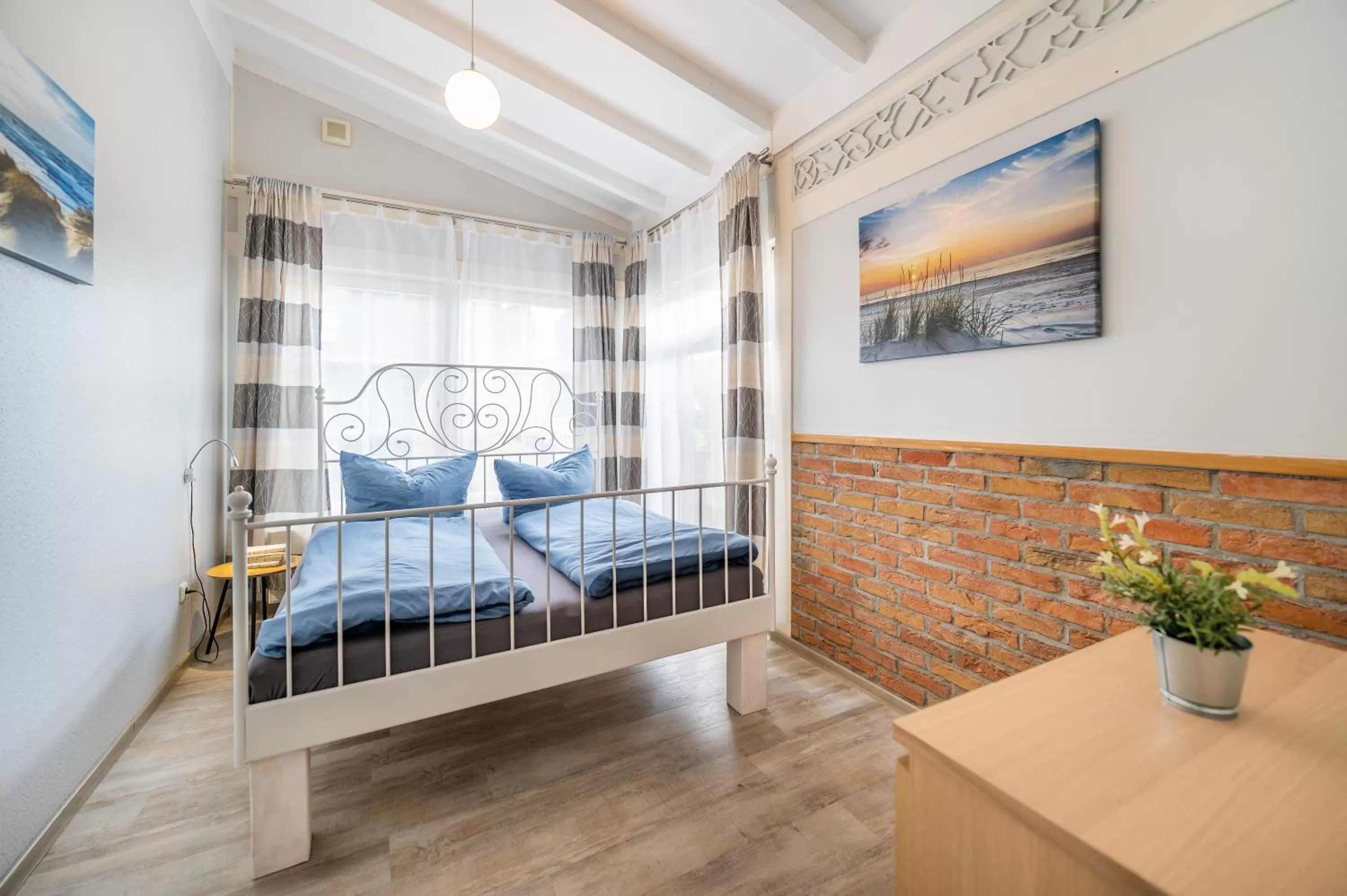 Bed in Haus Ferienglück Sauna im Haus