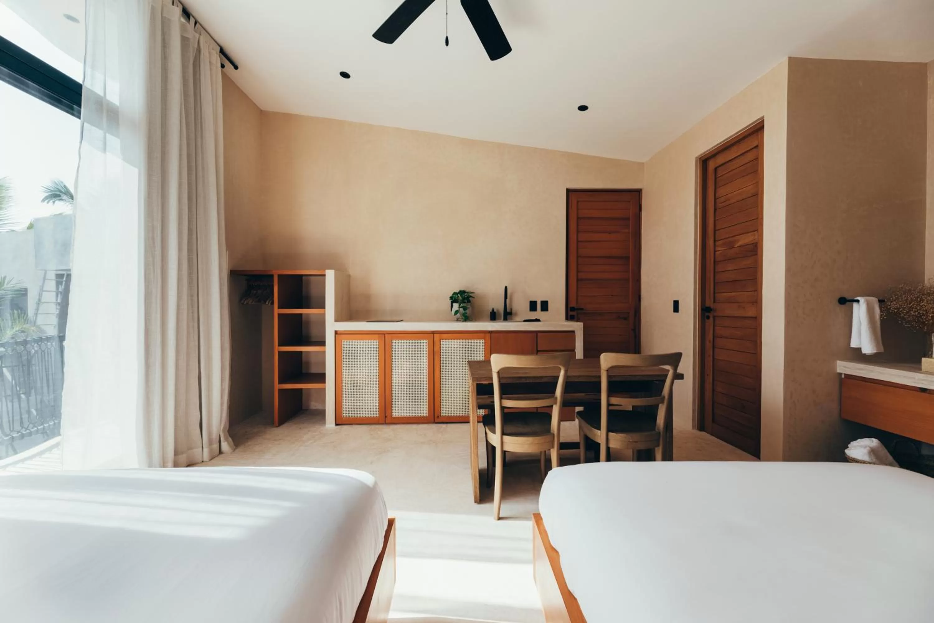 Bed in Cucu Hotel El Cuyo