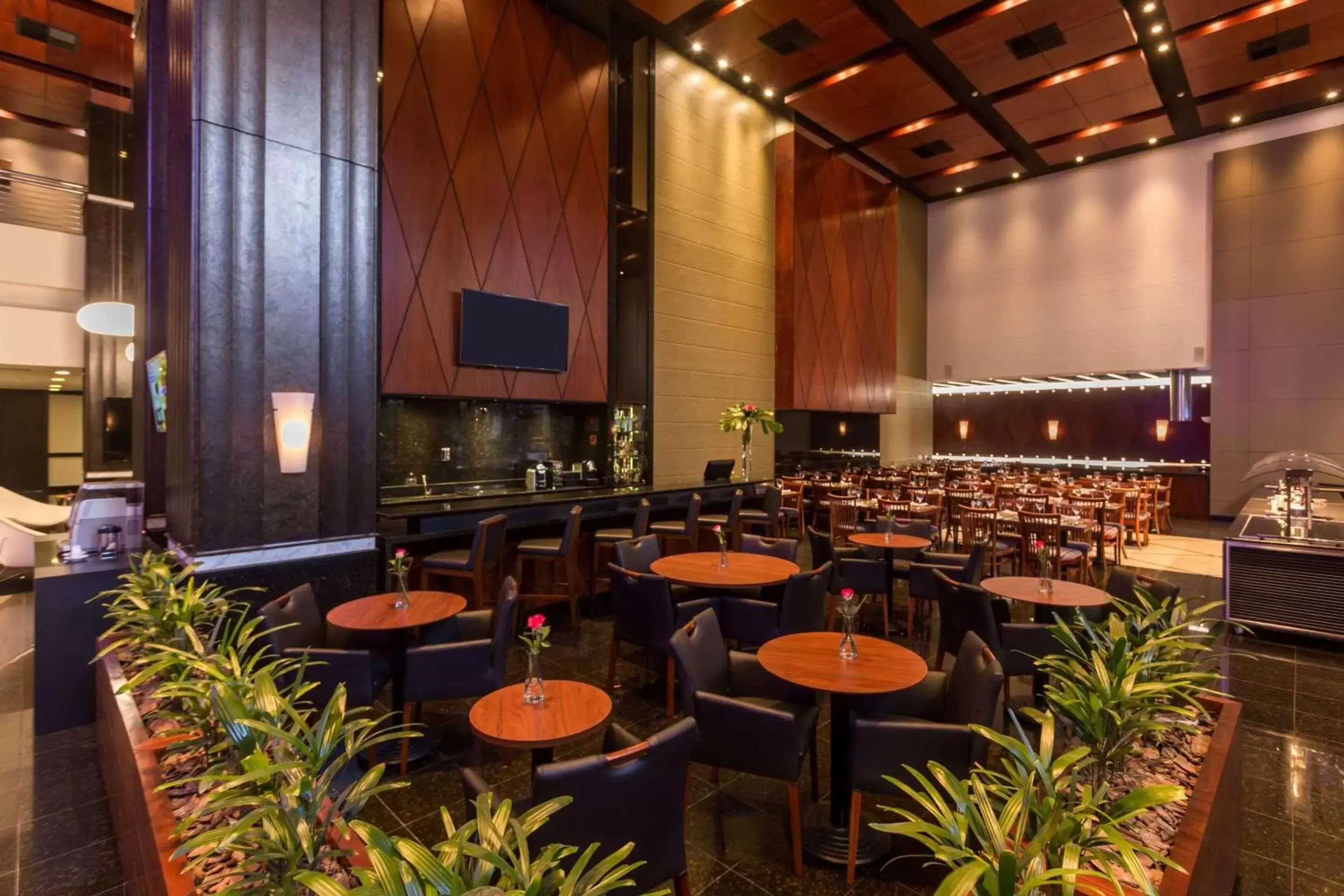 Lounge or bar, Restaurant/Places to Eat in Radisson Hotel Curitiba