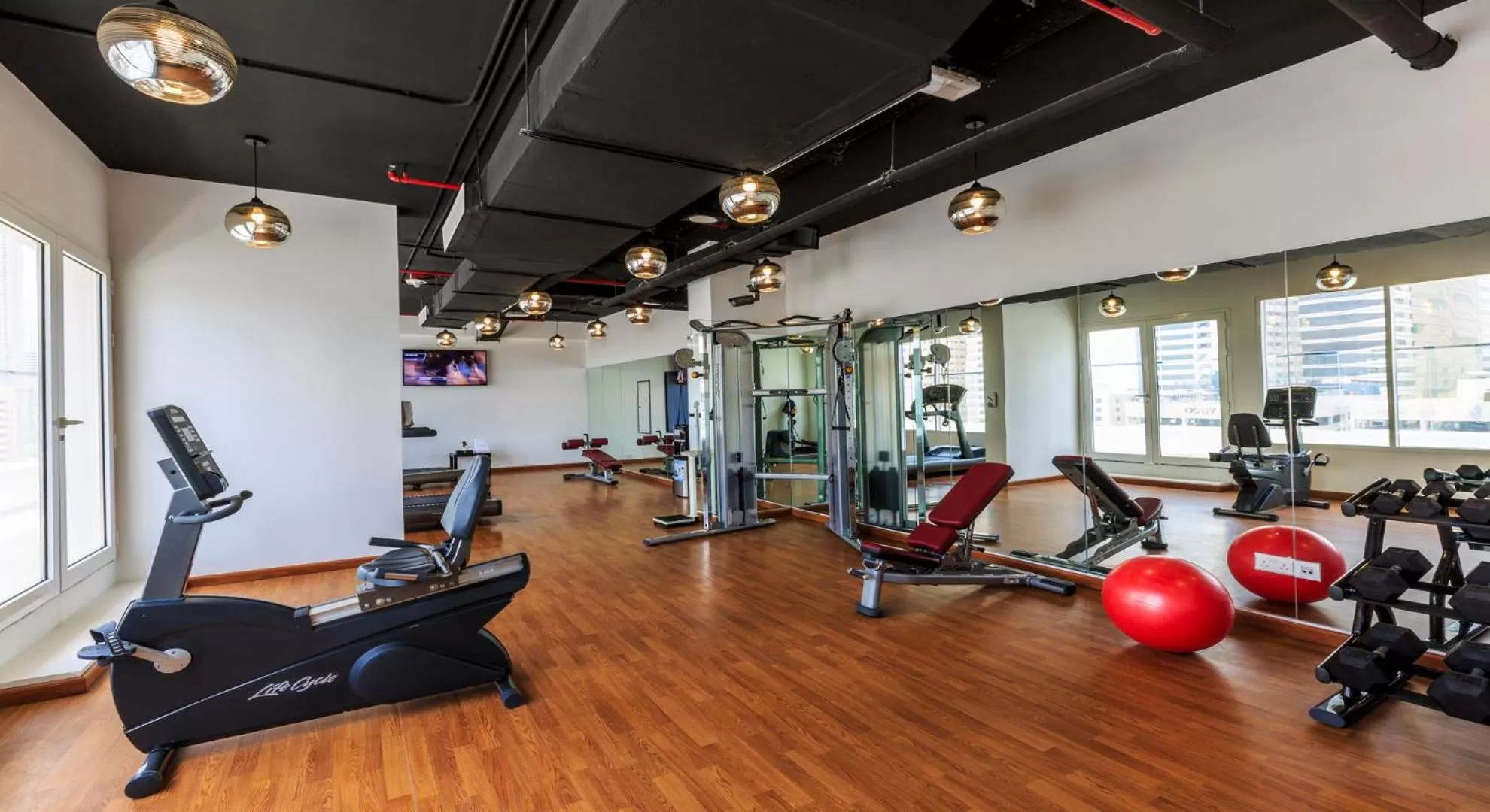 Fitness centre/facilities in Rose Executive Hotel - DWTC