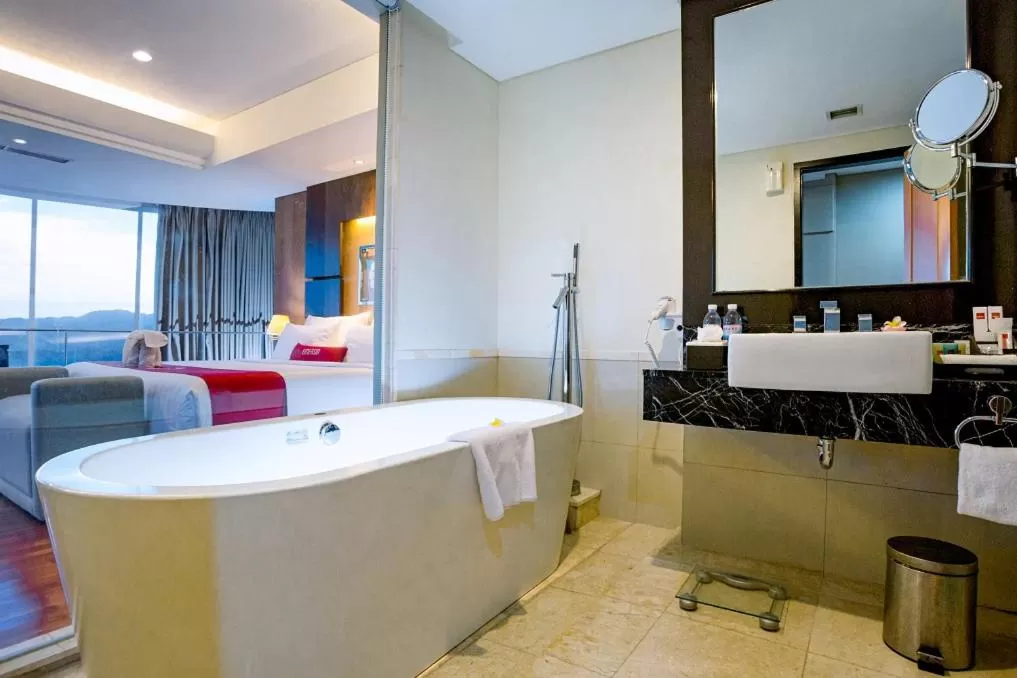 Bed in Emersia Hotel and Resort