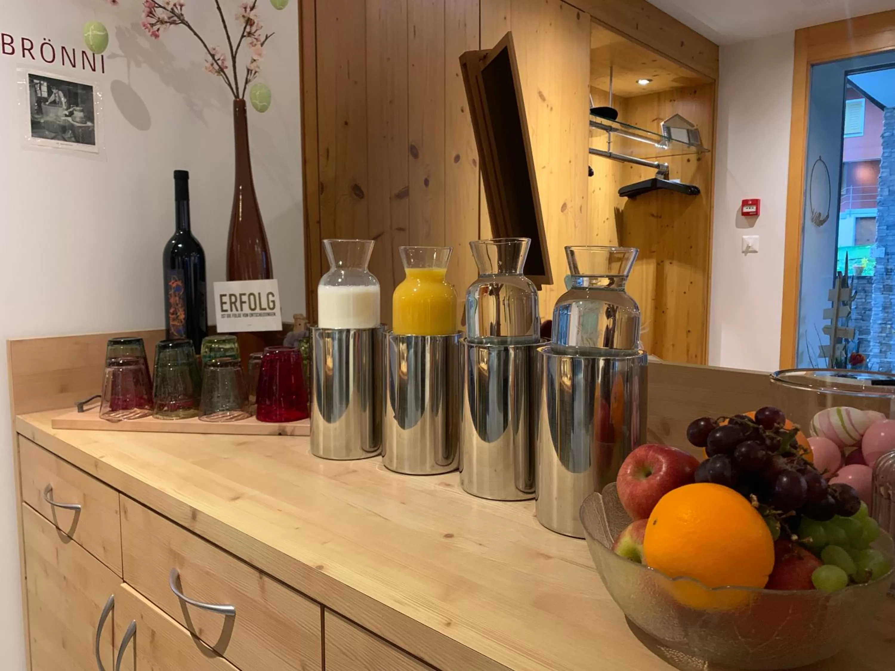 Food and drinks in Hotel Friedheim