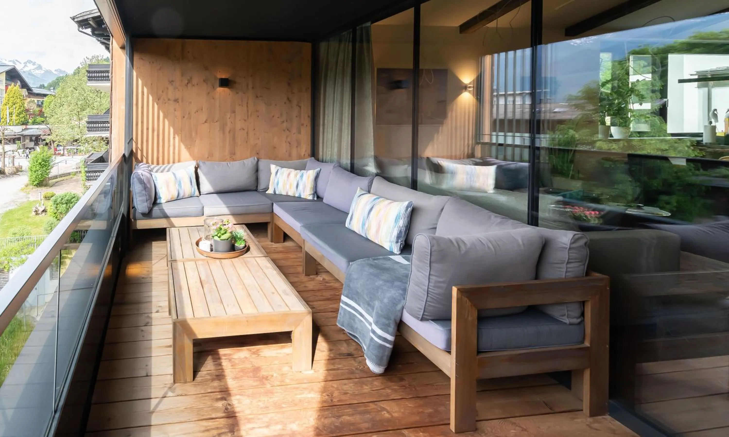 Balcony/Terrace, Seating Area in Schönblick Residence - Absolut Alpine Apartments