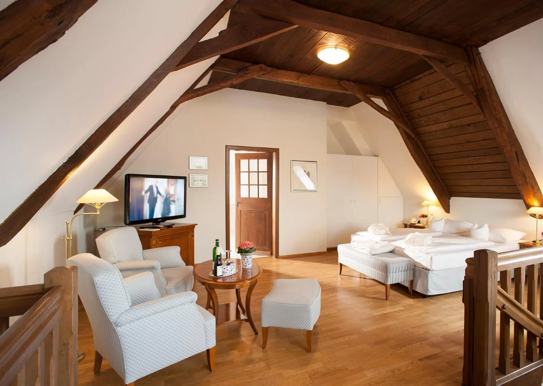 Bedroom, Bed in Landhaus Eggert