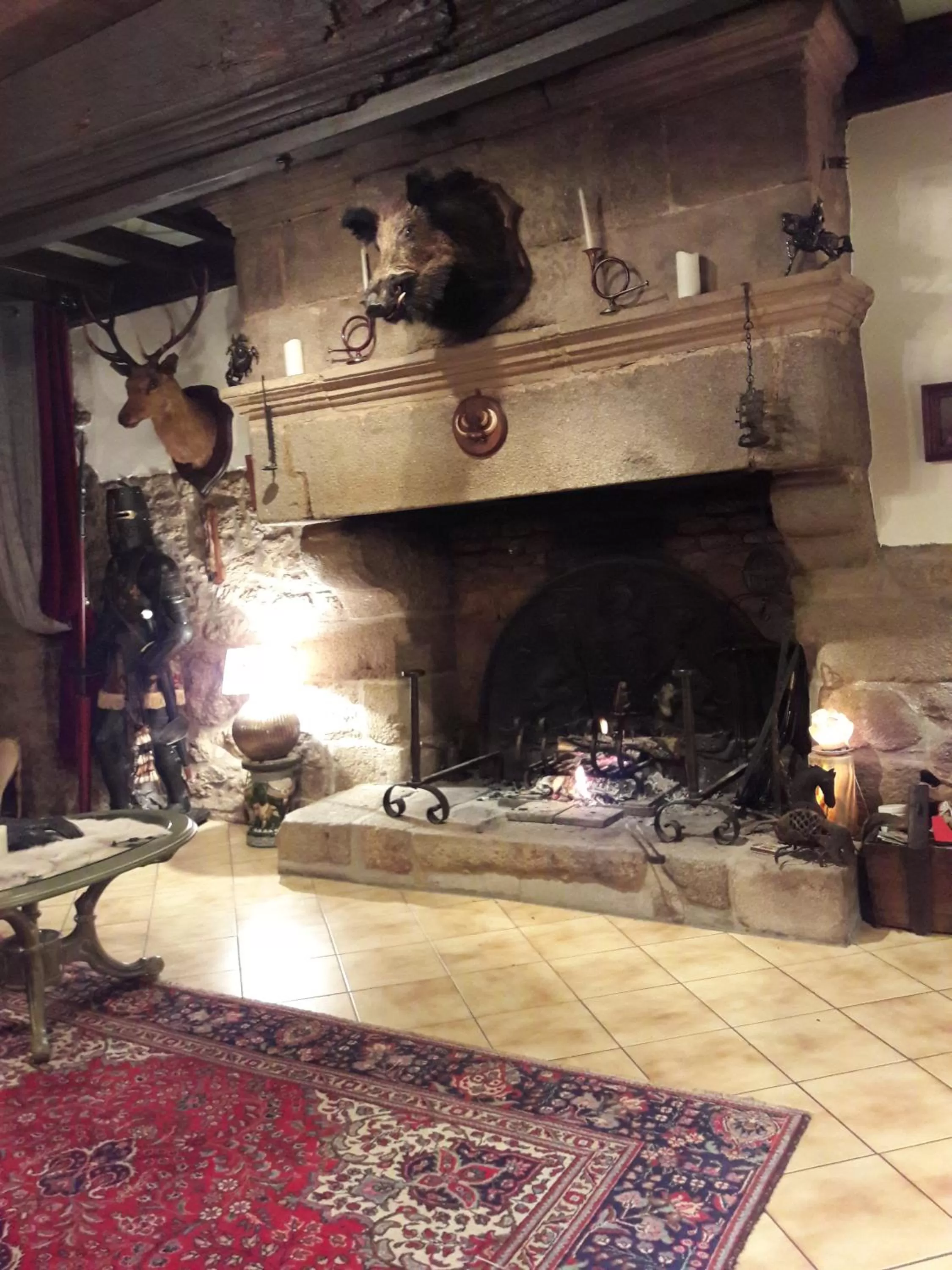 Decorative detail in Manoir de la Peignie