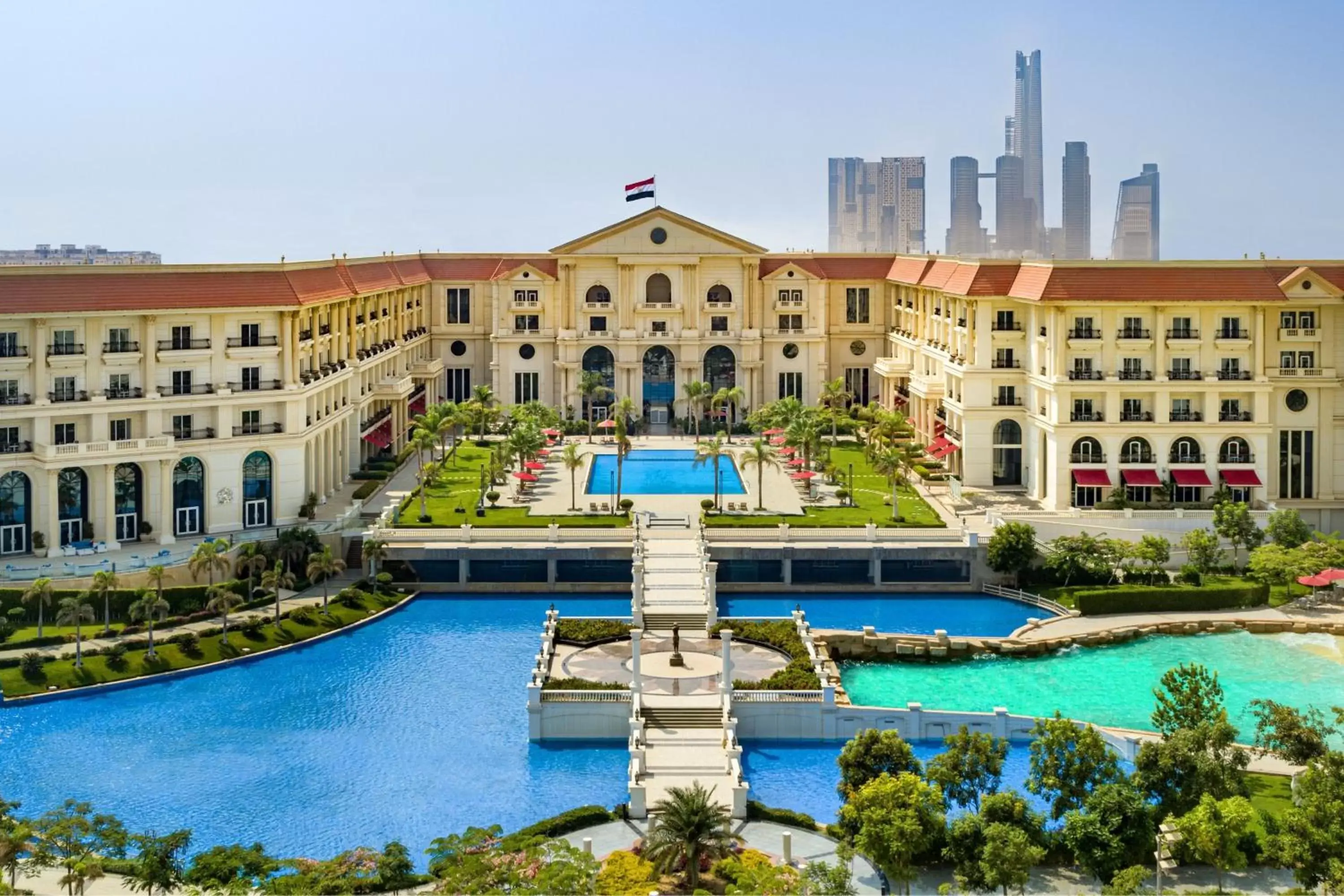 Property building, Pool View in The St. Regis Almasa Hotel, Cairo