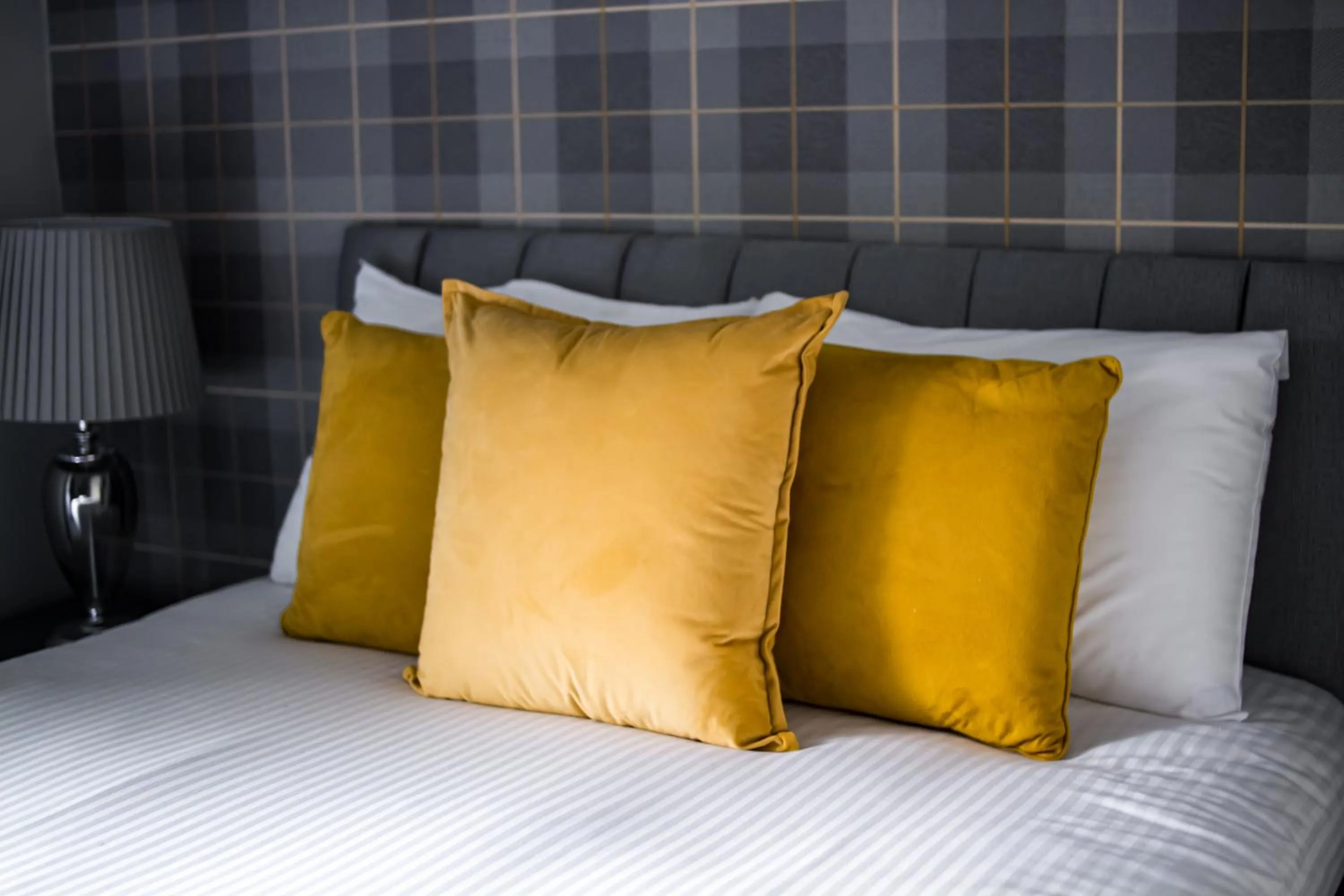 Bed in McInnes House rooms with breakfast