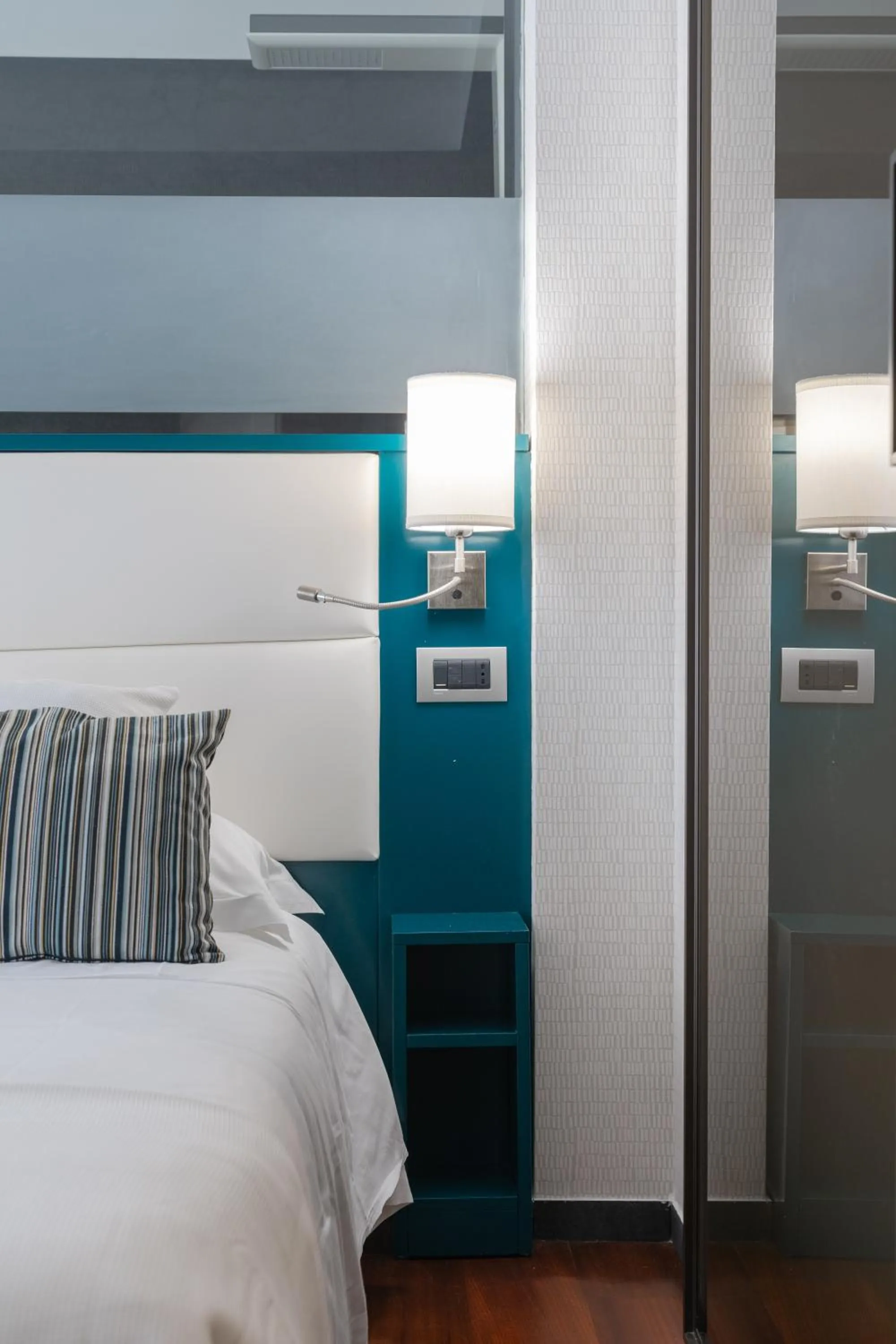 Bed in Reginna Palace Hotel