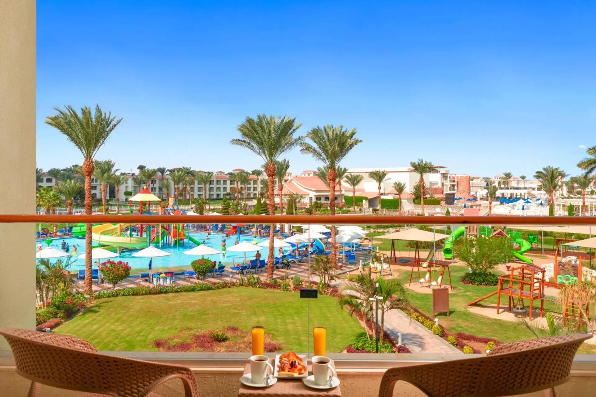 Pool View in Pickalbatros Dana Beach Resort - Hurghada