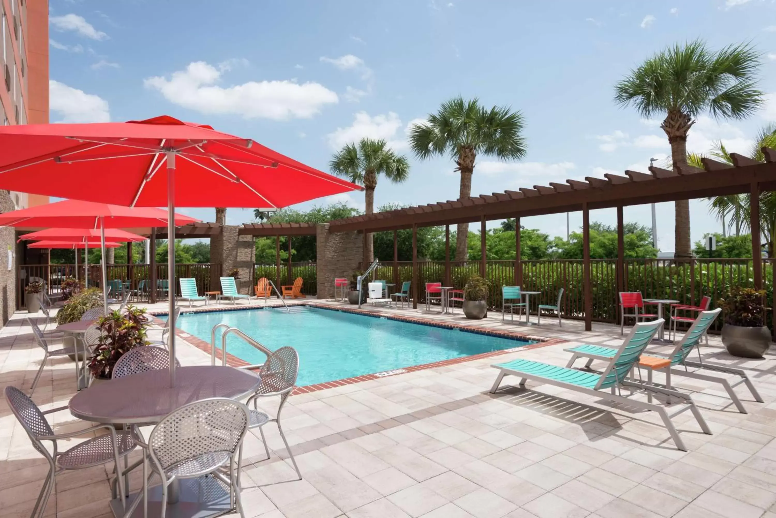 Pool view, Swimming Pool in Home2 Suites by Hilton Florida City