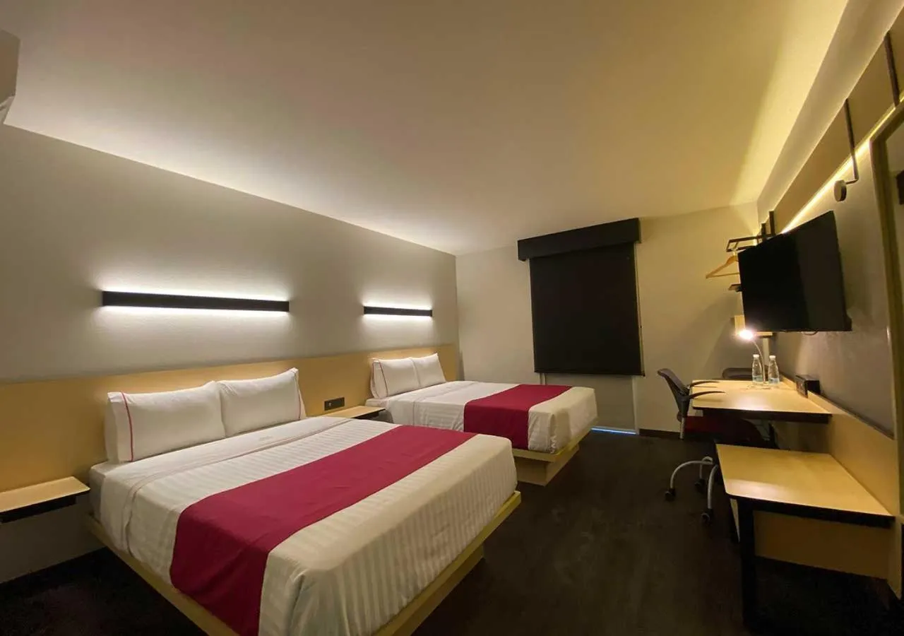 Bed in Hotel MX mas cuautitlan Izcalli, Trademark by Wyndham