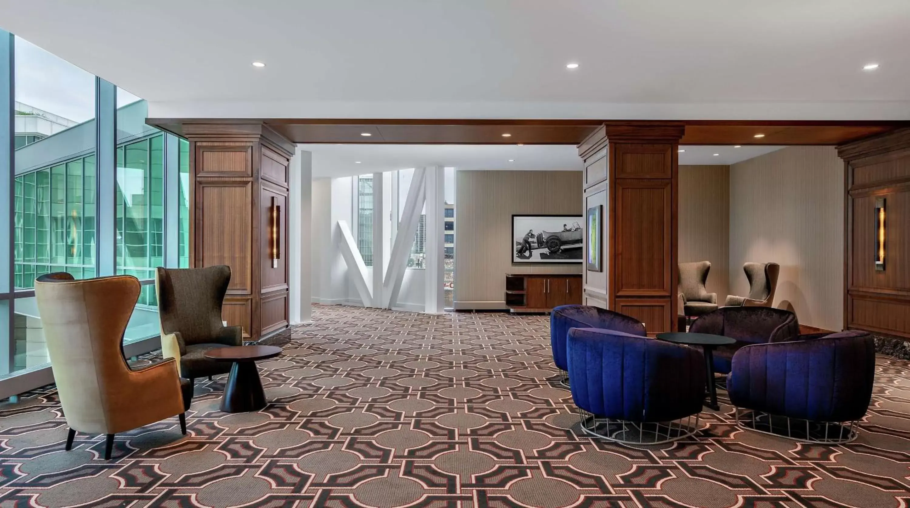 Lobby or reception in Hilton Garden Inn Chicago McCormick Place