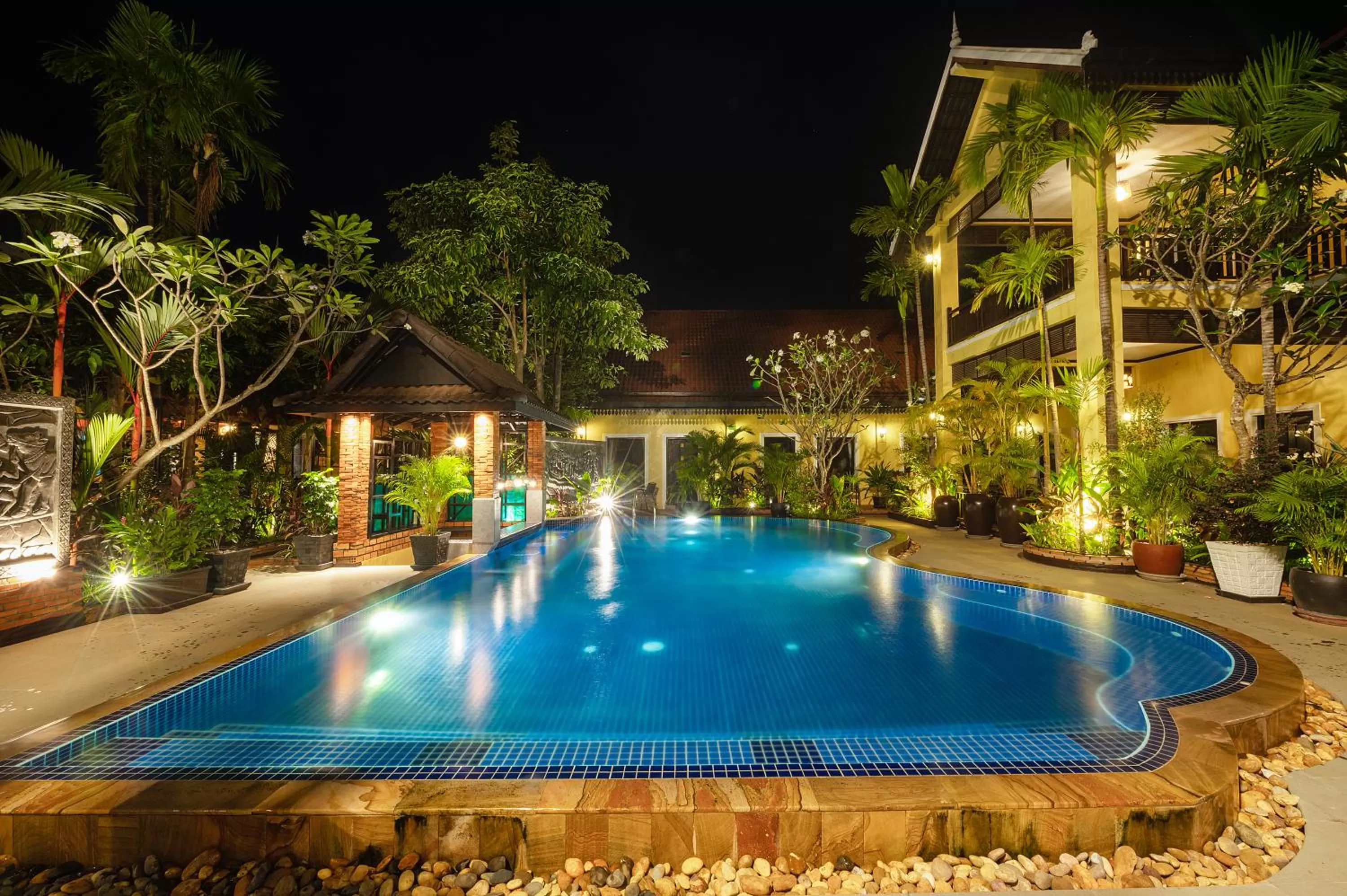 Swimming pool in Sophavady D'Angkor
