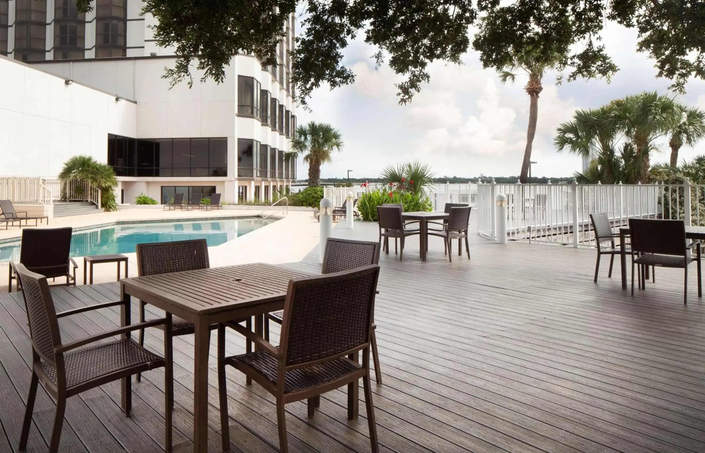 Pool view, Swimming Pool in Hilton Houston NASA Clear Lake