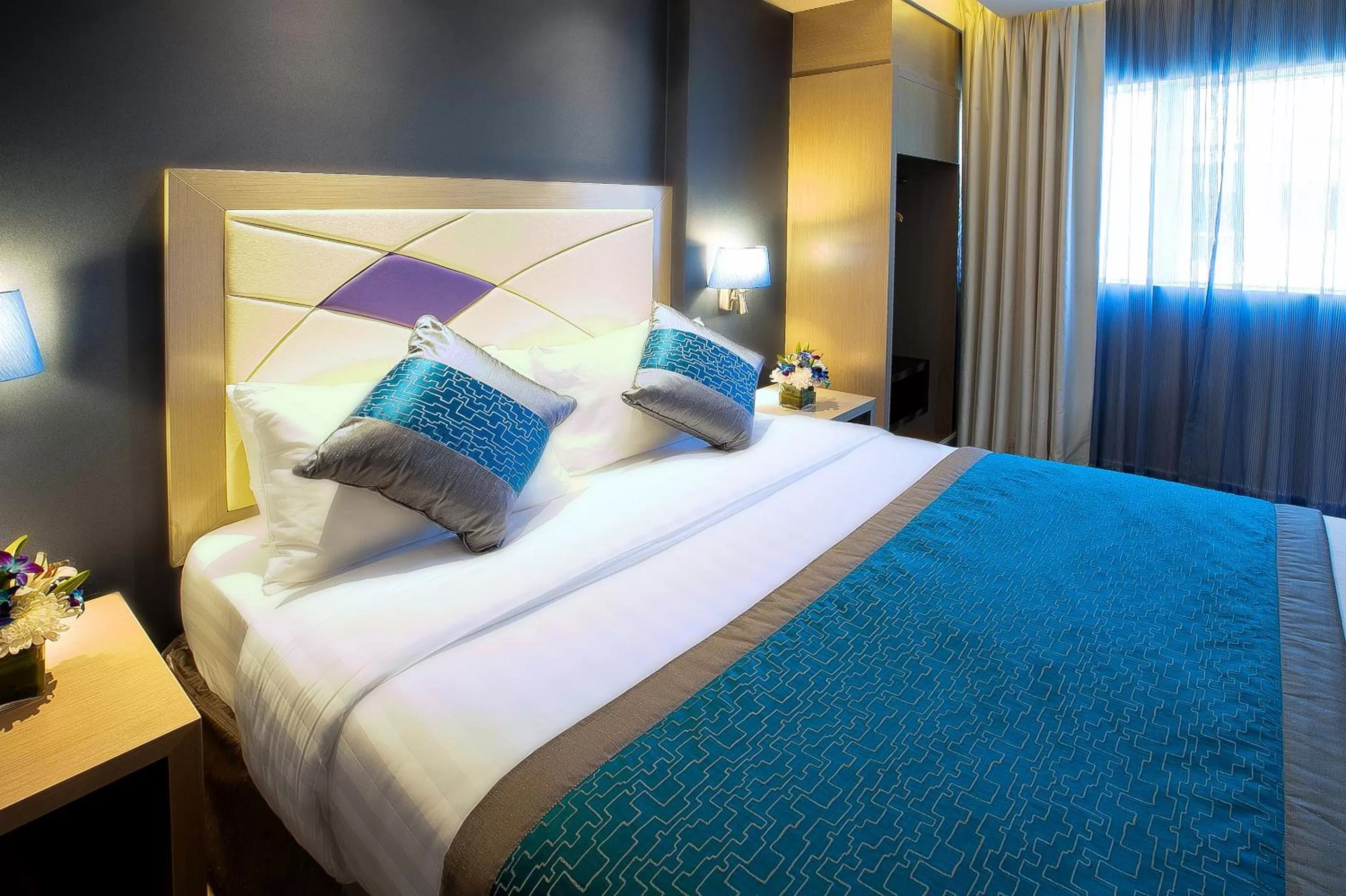 Bed in Al Sarab Hotel