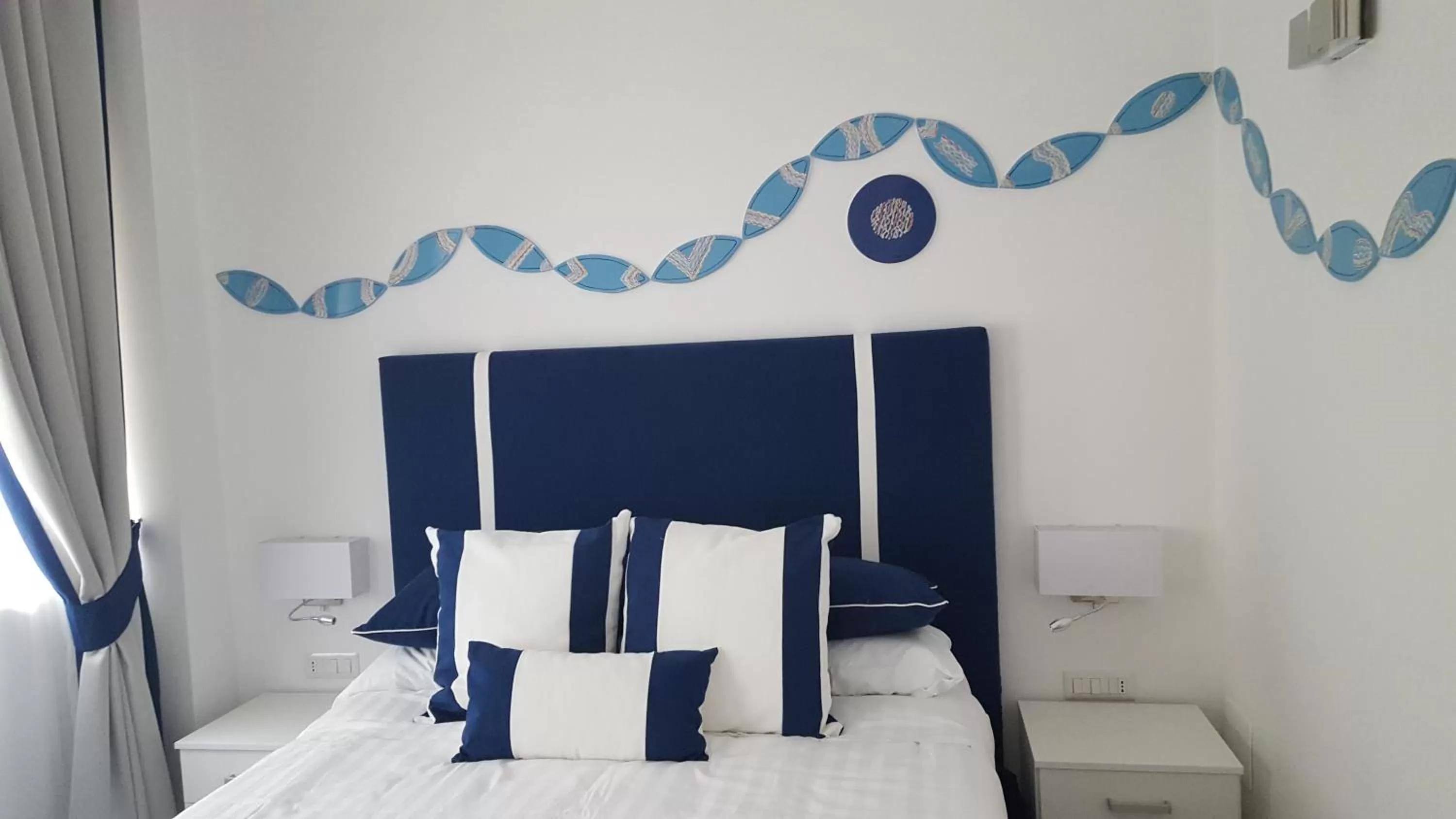 Decorative detail, Bed in Hotel Bristol