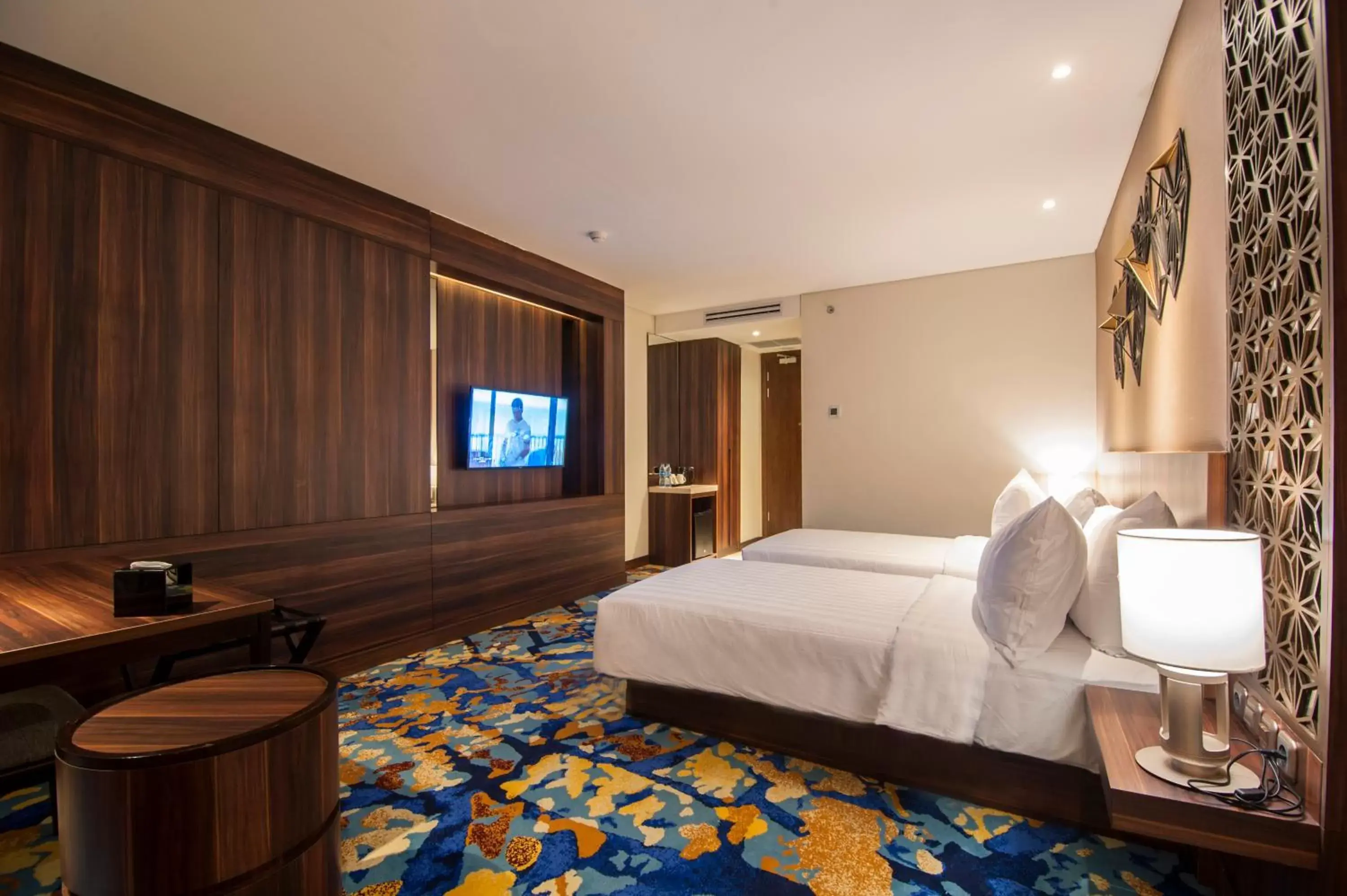 Bedroom, Bed in Grand Soll Marina Hotel