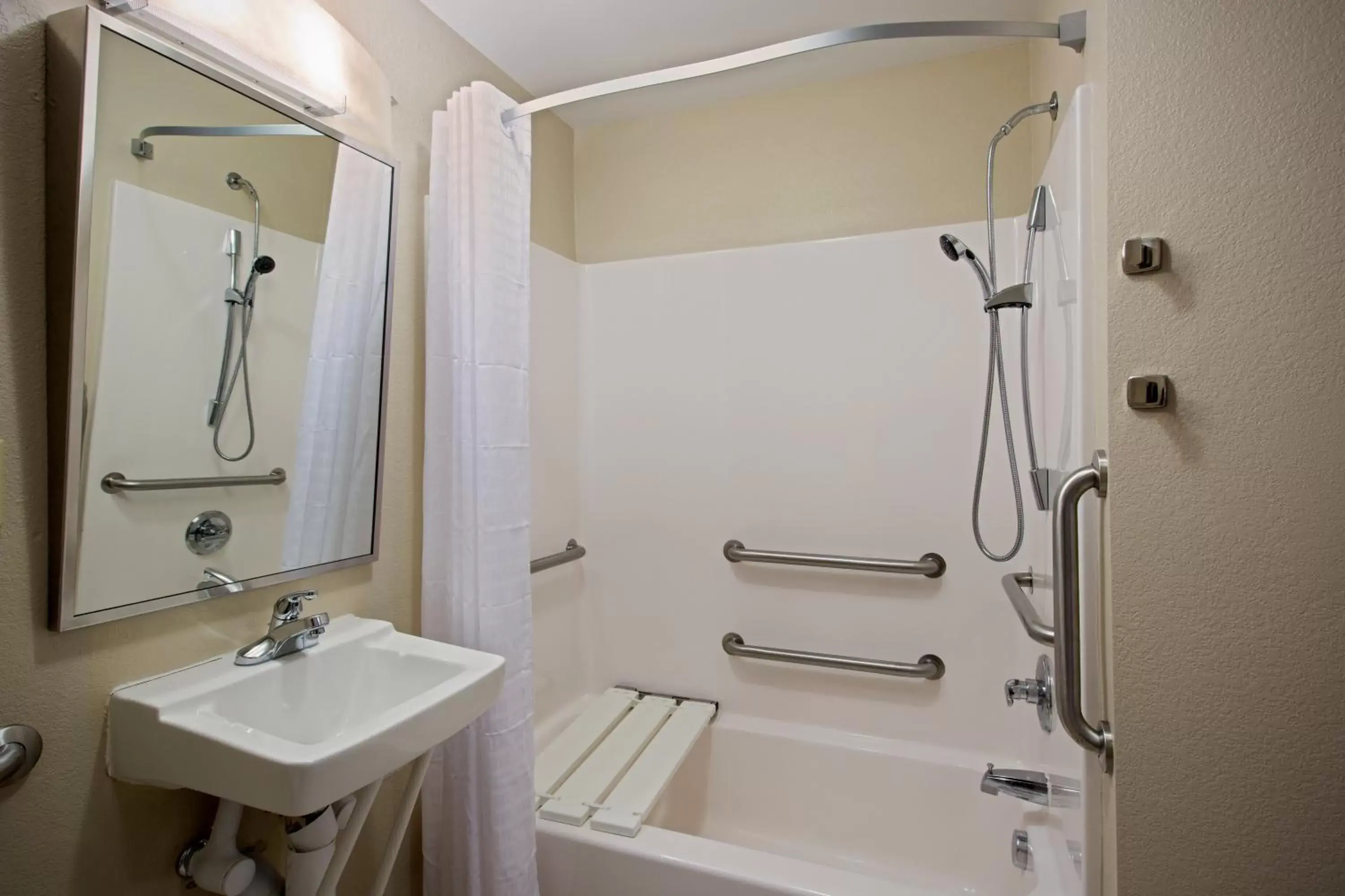 Photo of the whole room, Bathroom in Candlewood Suites Indianapolis Northwest, an IHG Hotel