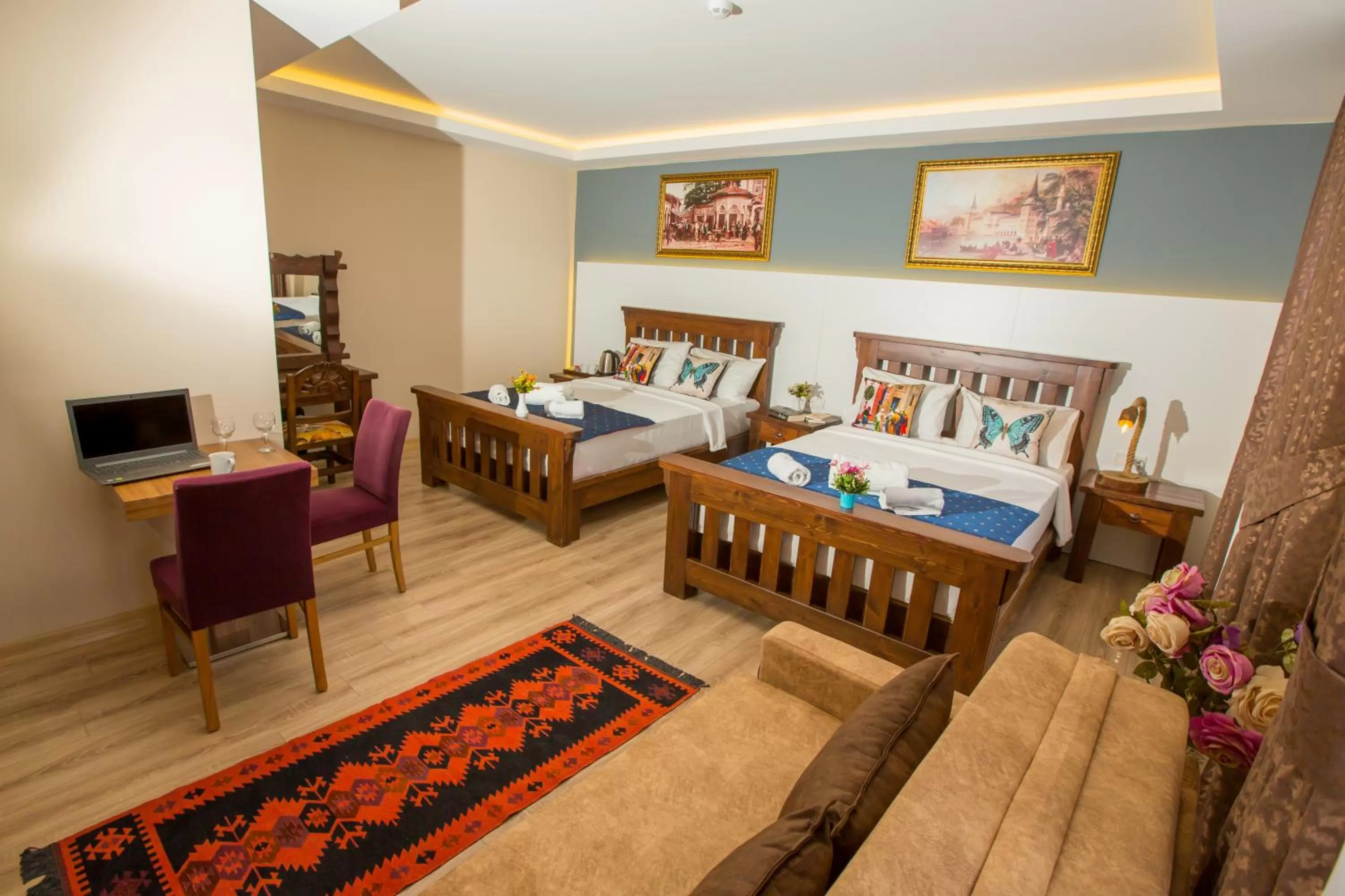 Shower, Bed in The PeraPort Hotel