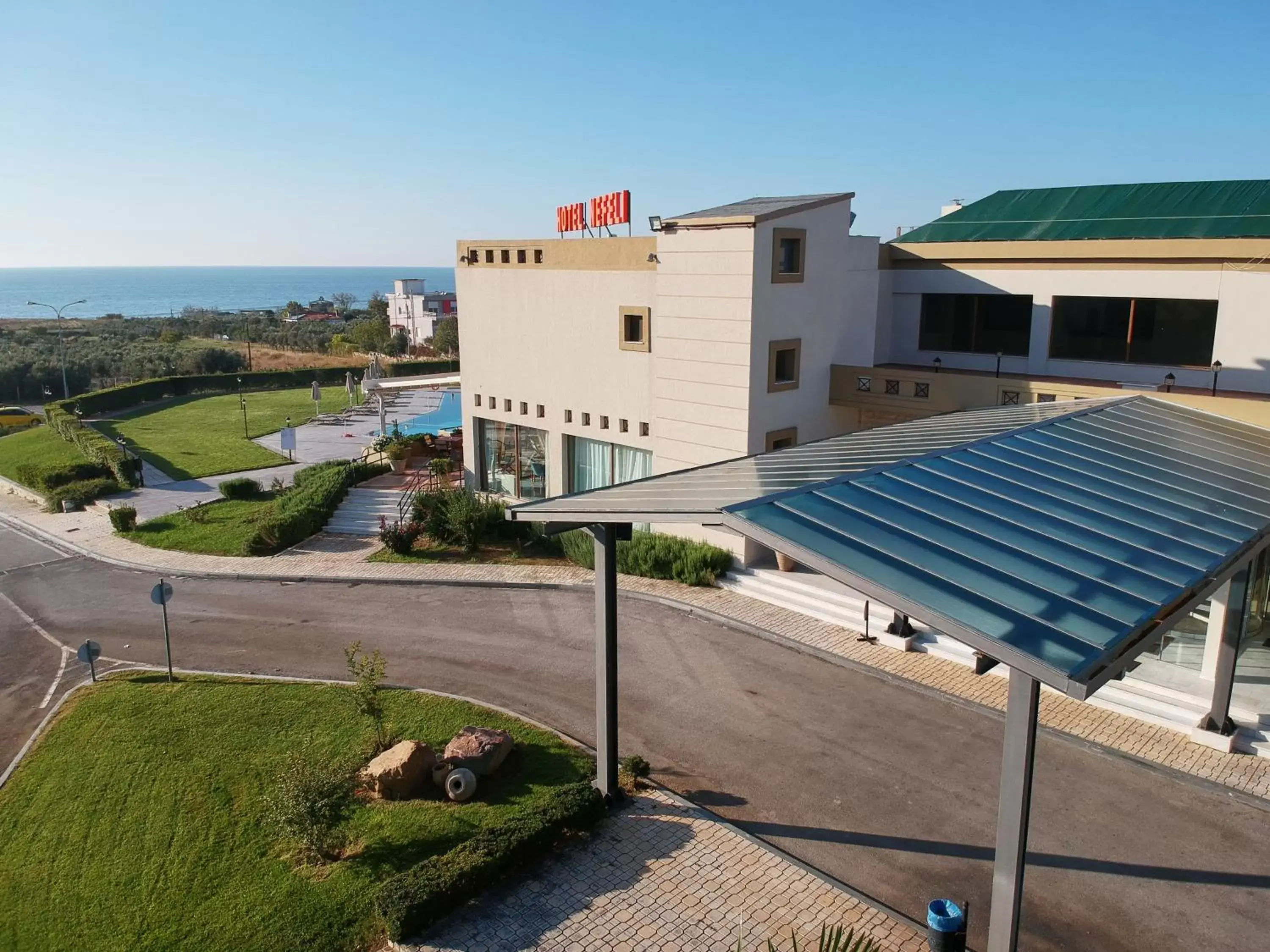 Property building, Bird's-eye View in Nefeli Hotel