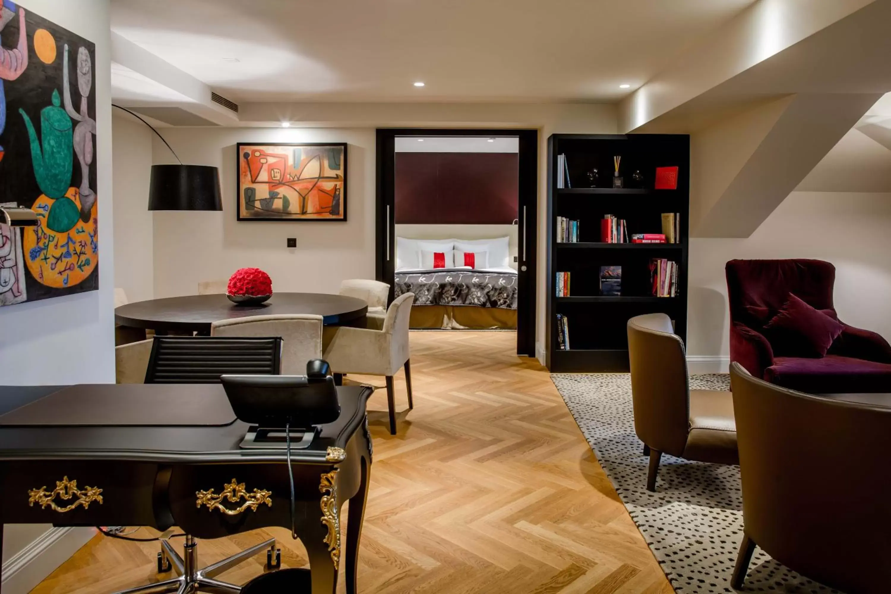 Living room in Hotel Schweizerhof Bern & Spa Living room in Hotel Schweizerhof Bern & Spa