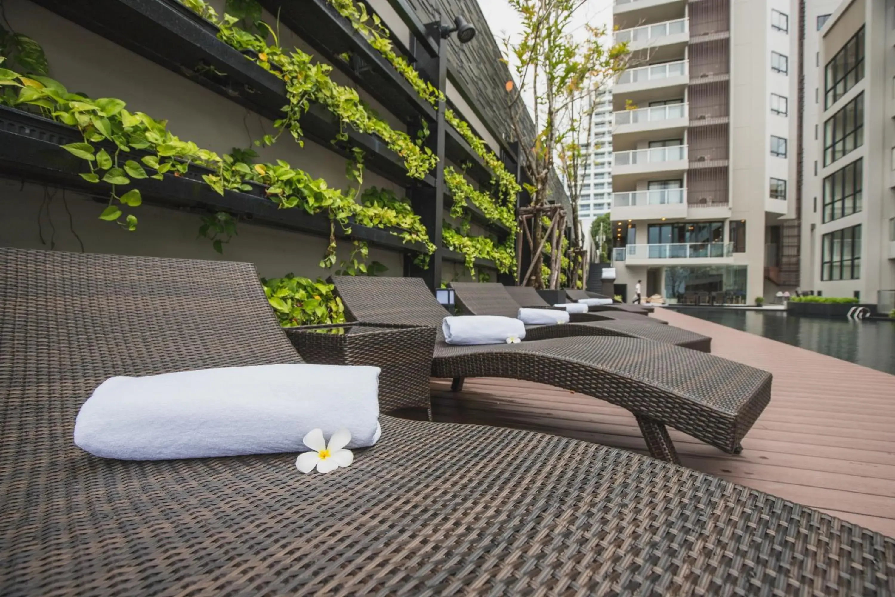 Swimming pool in Golden Tulip Pattaya Beach Resort