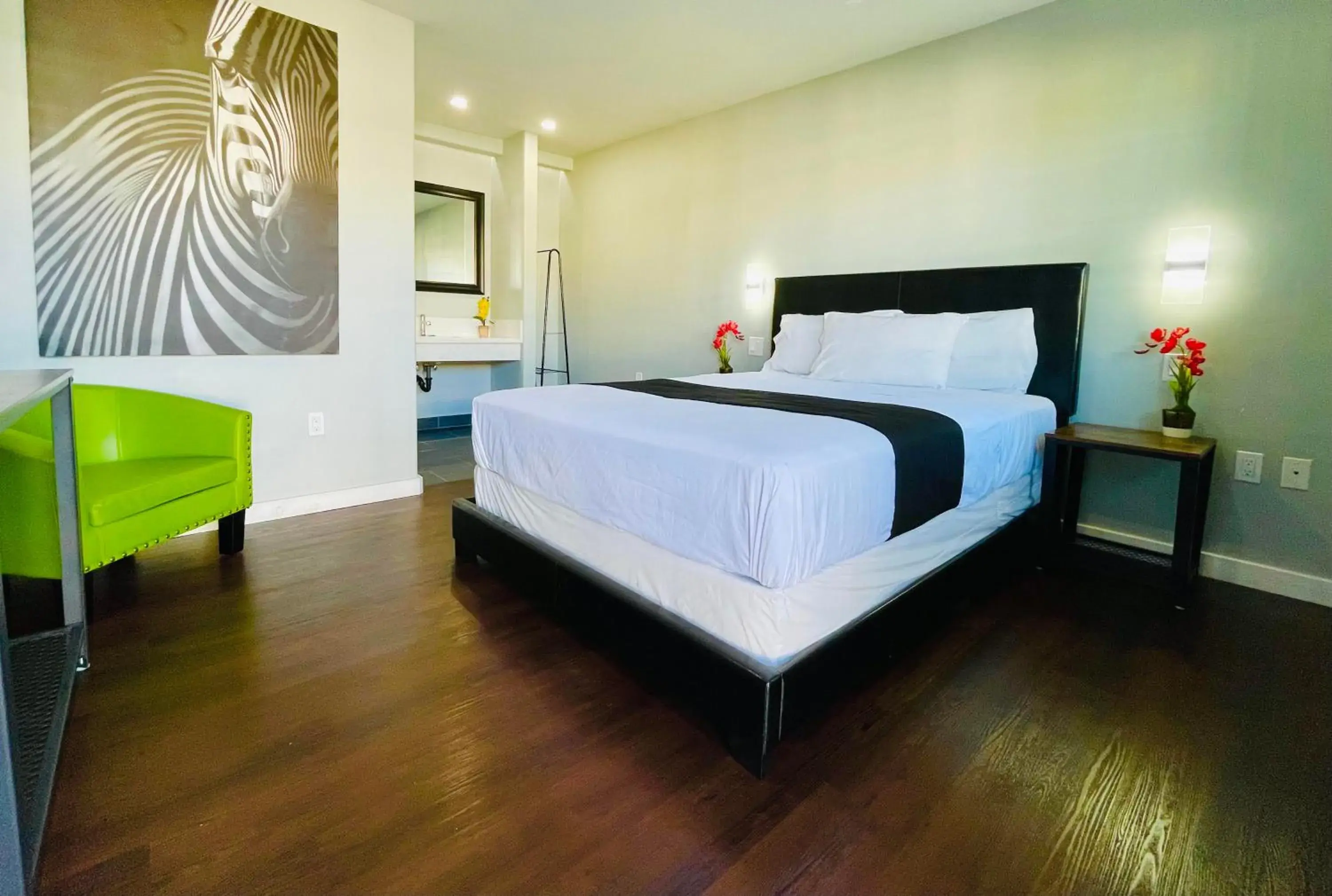 Bed in Hotel Villa Serena