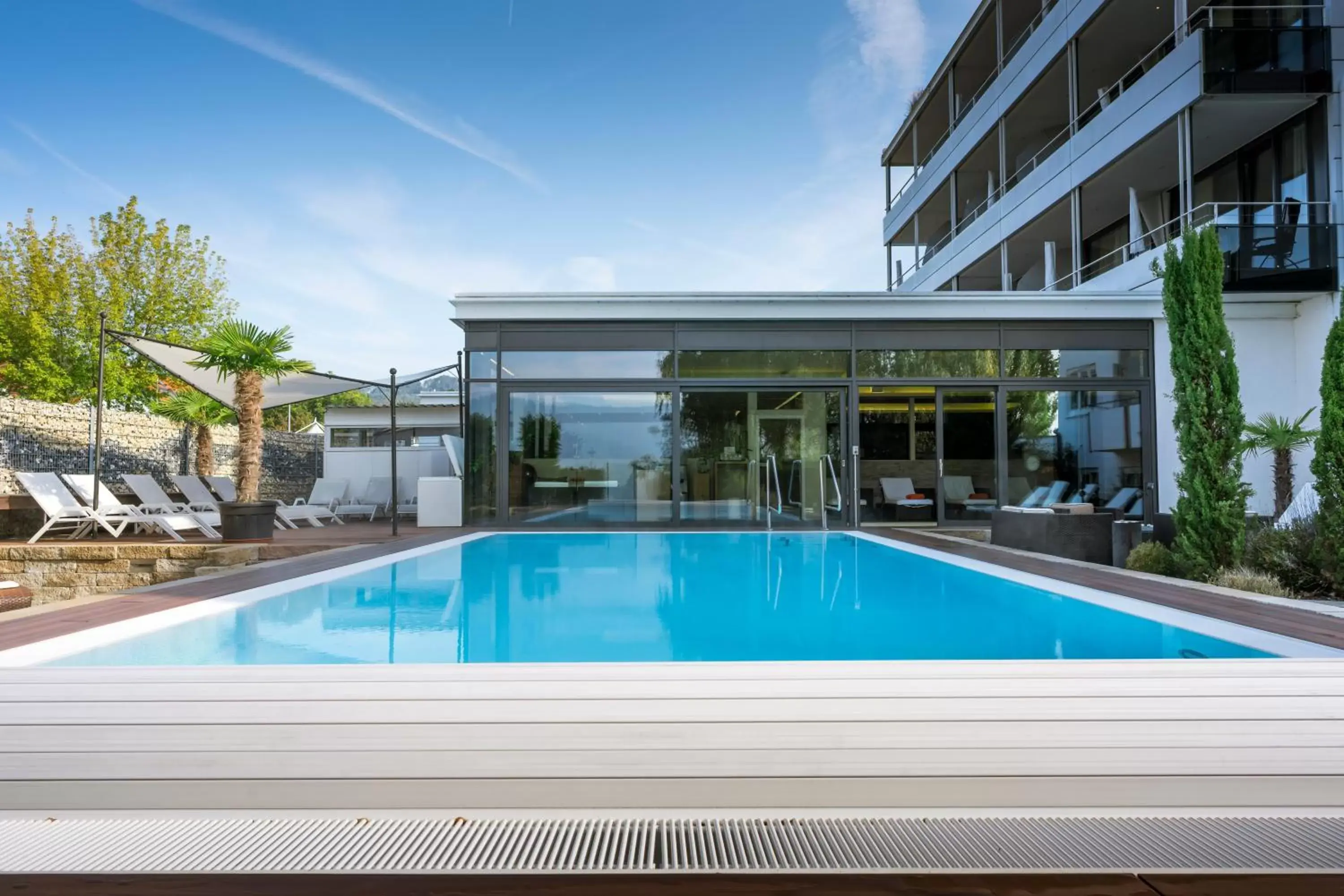 Property building, Swimming Pool in Seehotel Adler