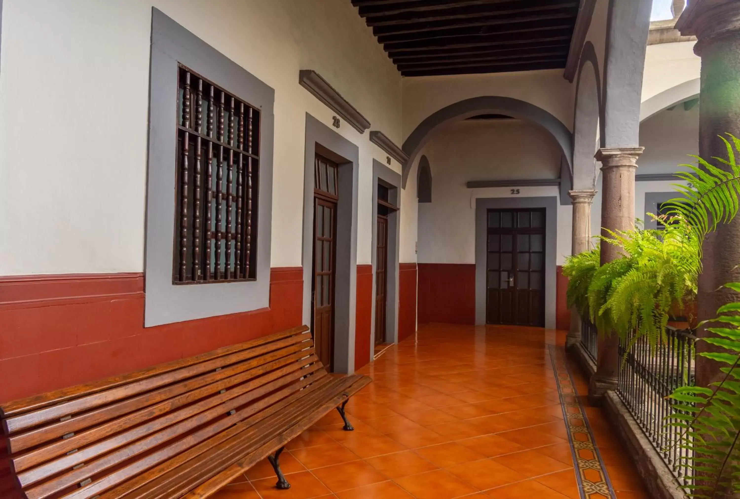 Patio in Hotel Hidalgo