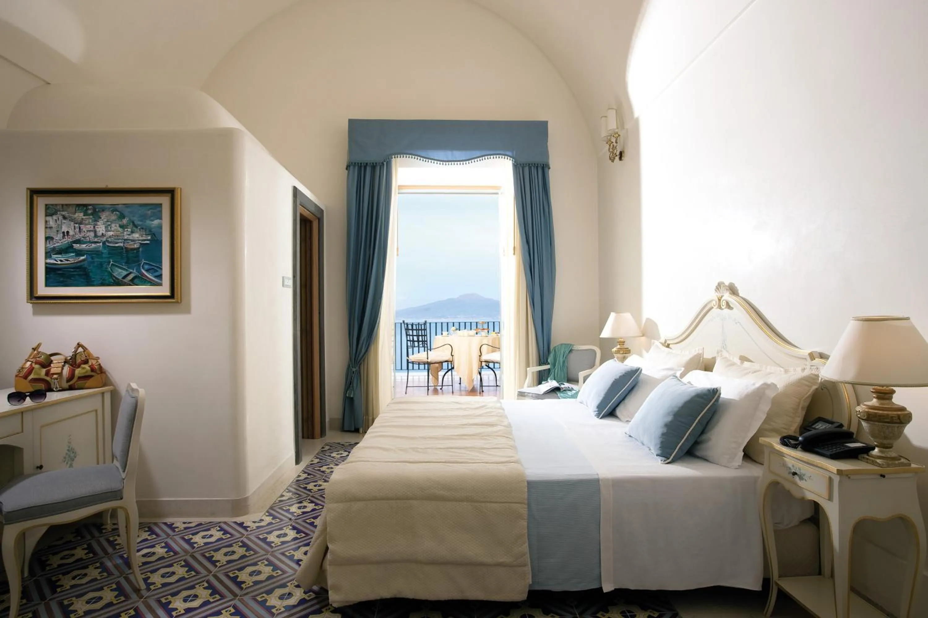 View (from property/room), Bed in Grand Hotel Angiolieri