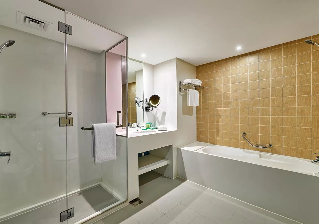Bathroom in Ramada Hotel, Suites and Apartments by Wyndham Dubai JBR
