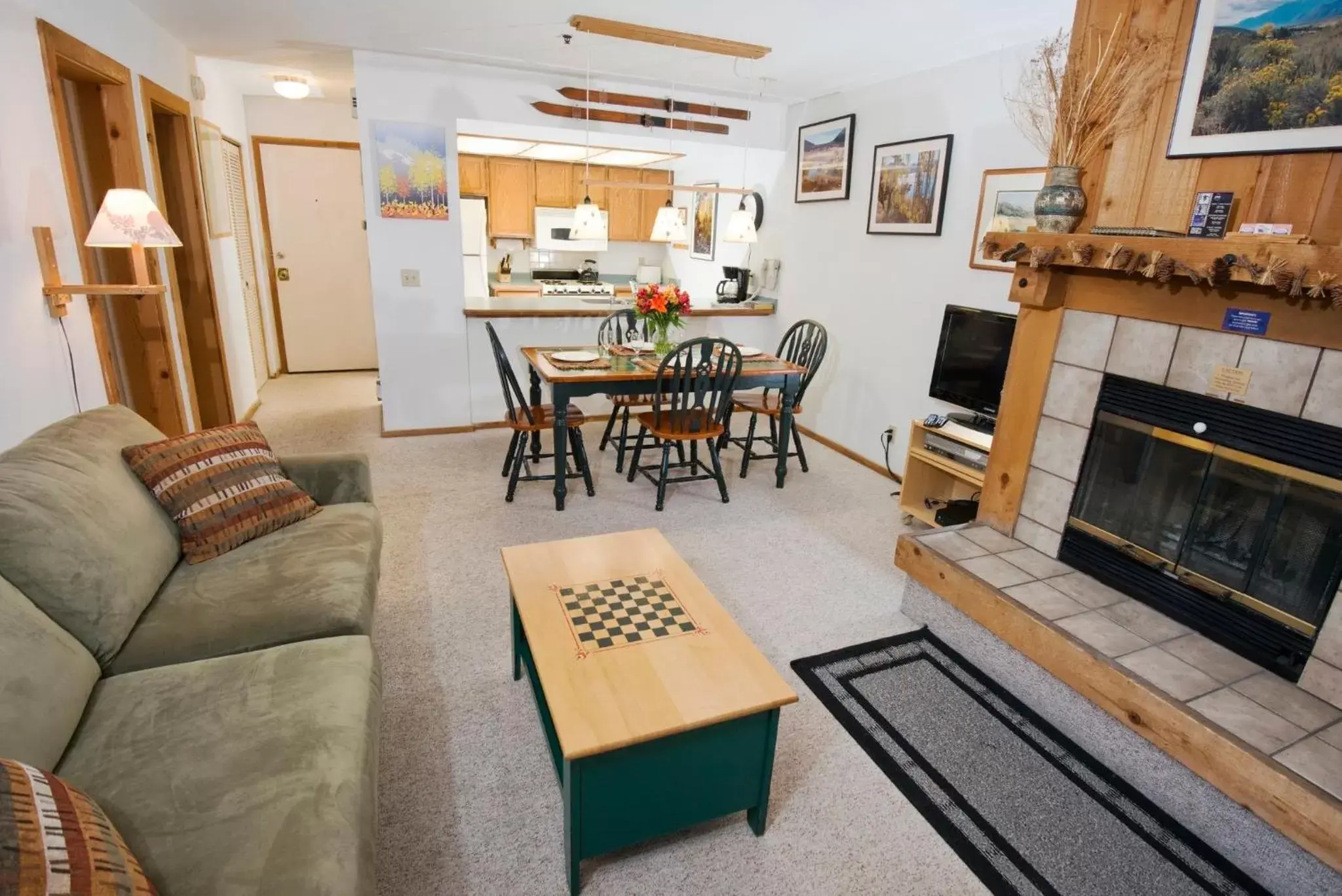 Living room, Dining Area in Kirkwood Mountain Resort Properties