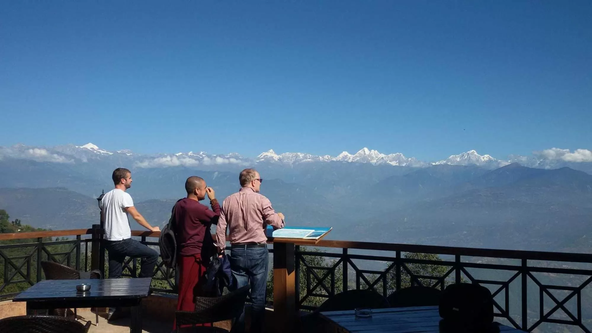 Mountain view in Hotel Himalayan Villa - Nagarkot