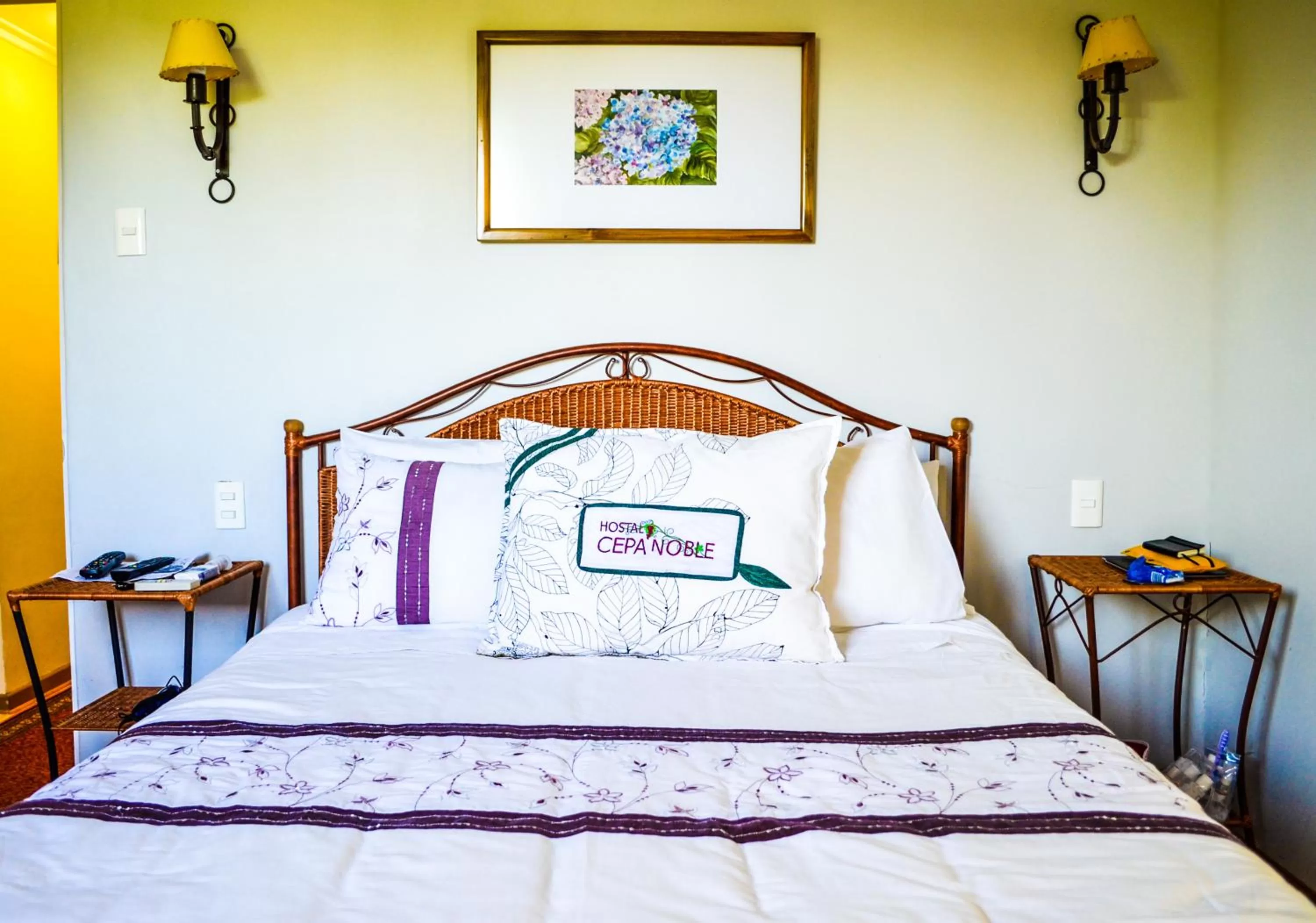 Bed in Hostal Cepa Noble