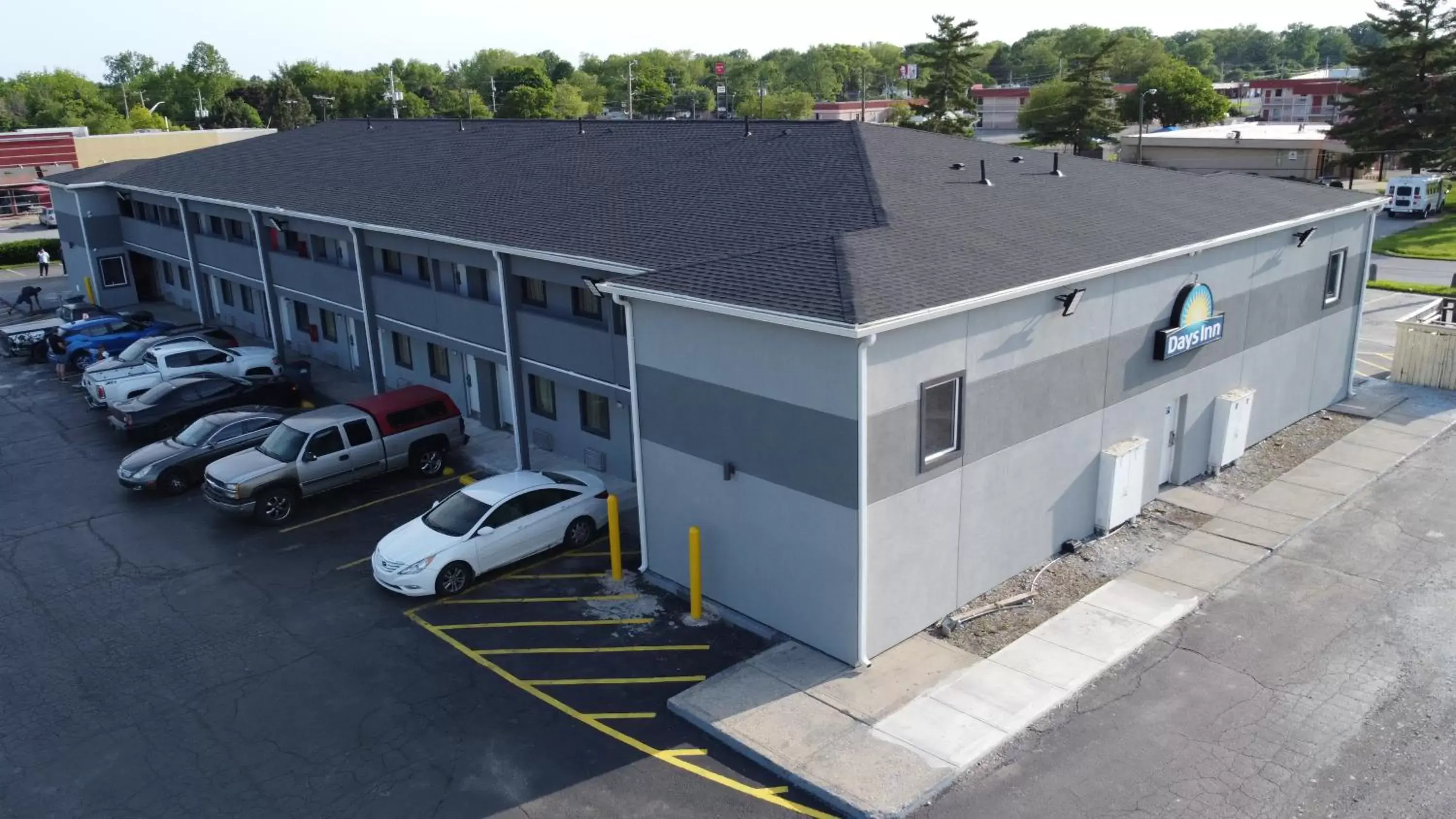 Property building, Bird's-eye View in Days Inn by Wyndham Indianapolis East Post Road