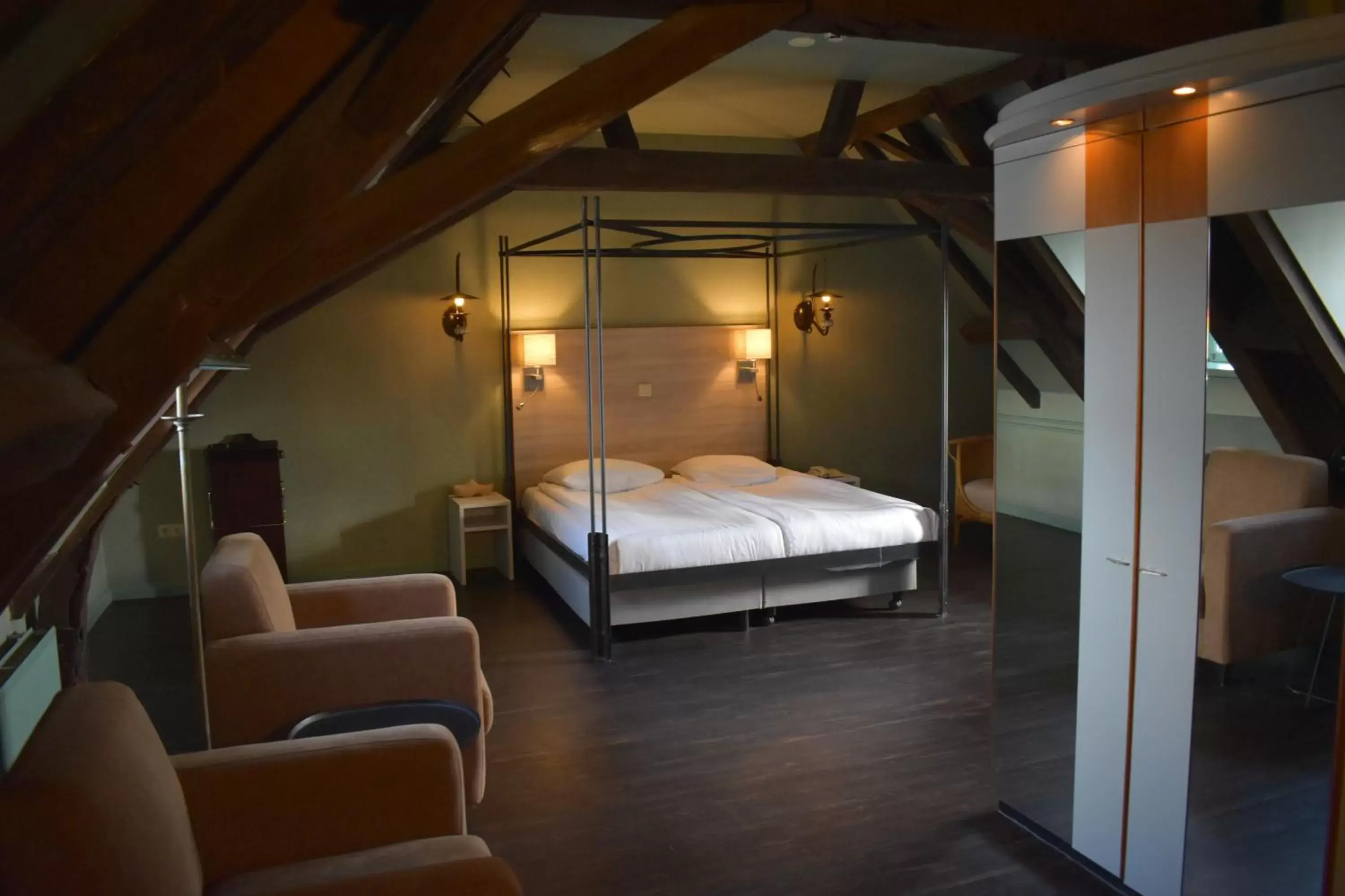 Bed in Fletcher Hotel-Restaurant Kasteel Erenstein