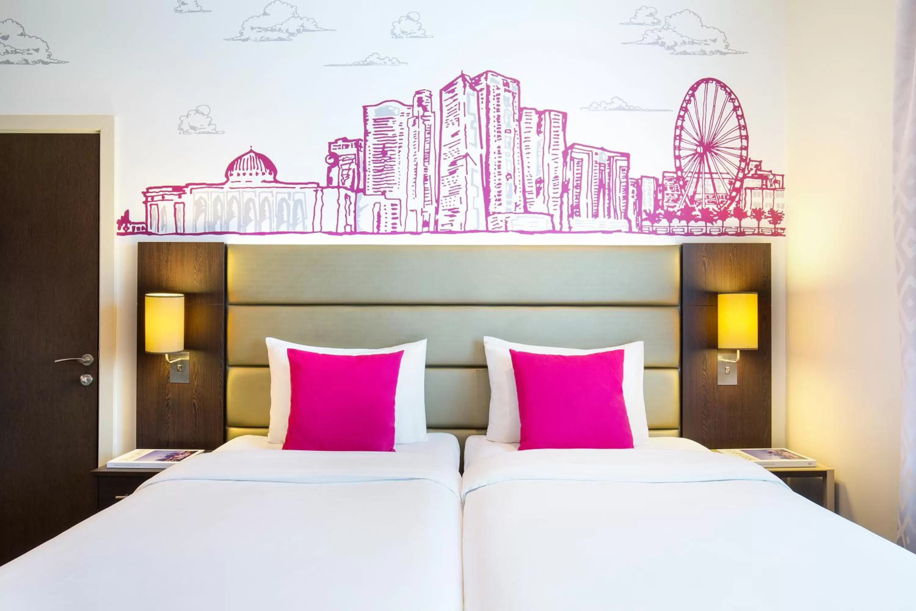 Bed in ibis Styles Sharjah