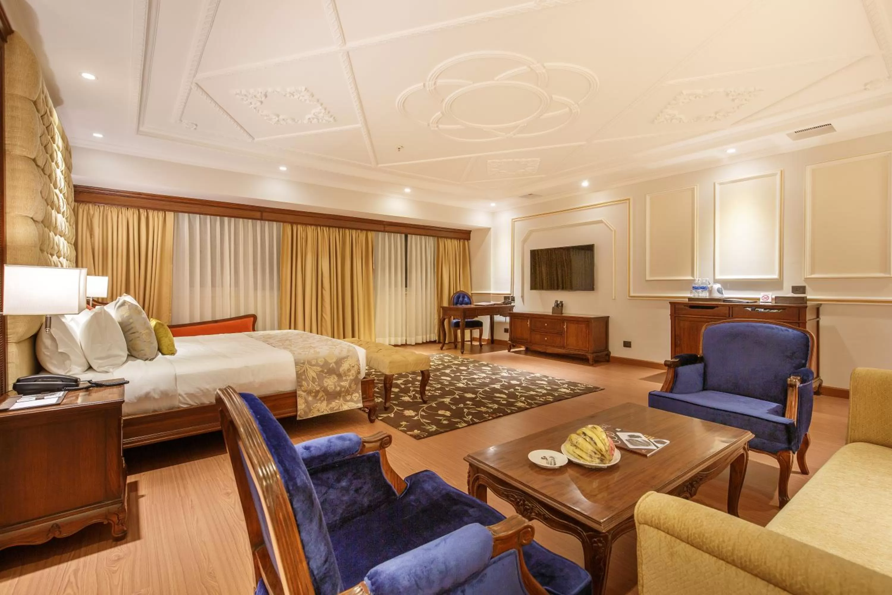 Photo of the whole room, Bed in Hotel Shanker-Palatial Heritage Kathmandu