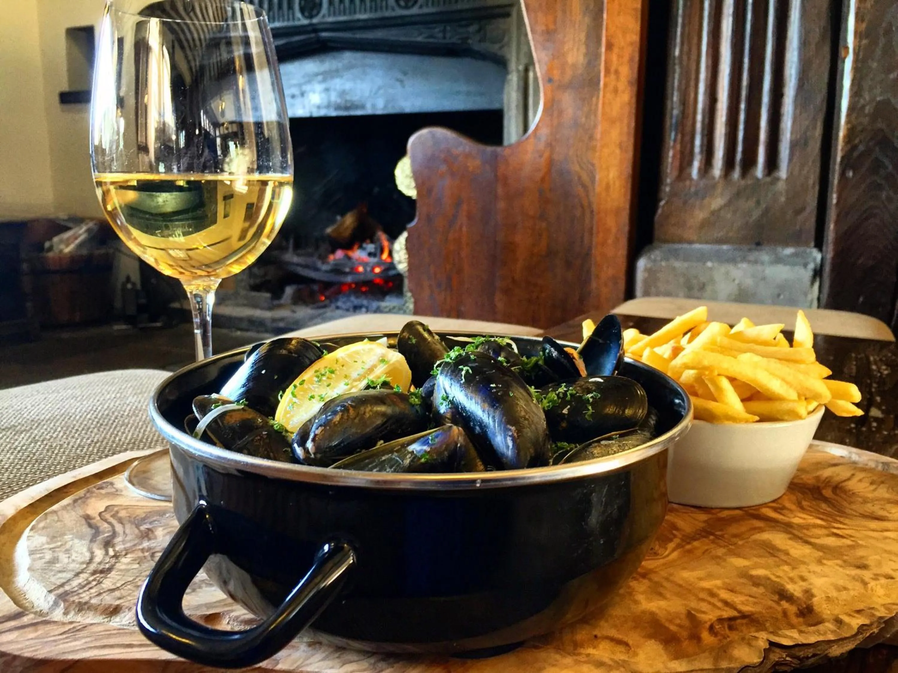 Food close-up in The Crown Inn