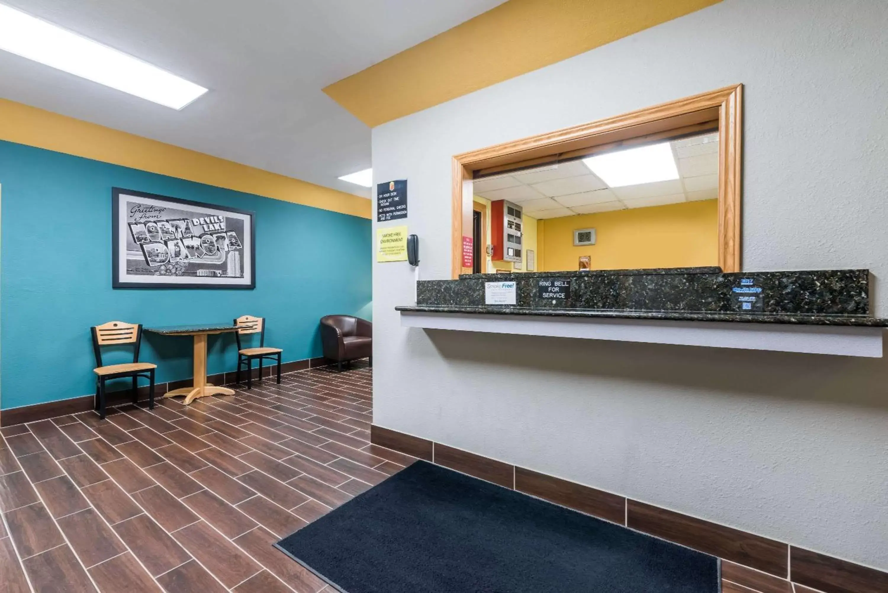 Lobby or reception in Super 8 by Wyndham Devils Lake Lobby or reception in Super 8 by Wyndham Devils Lake