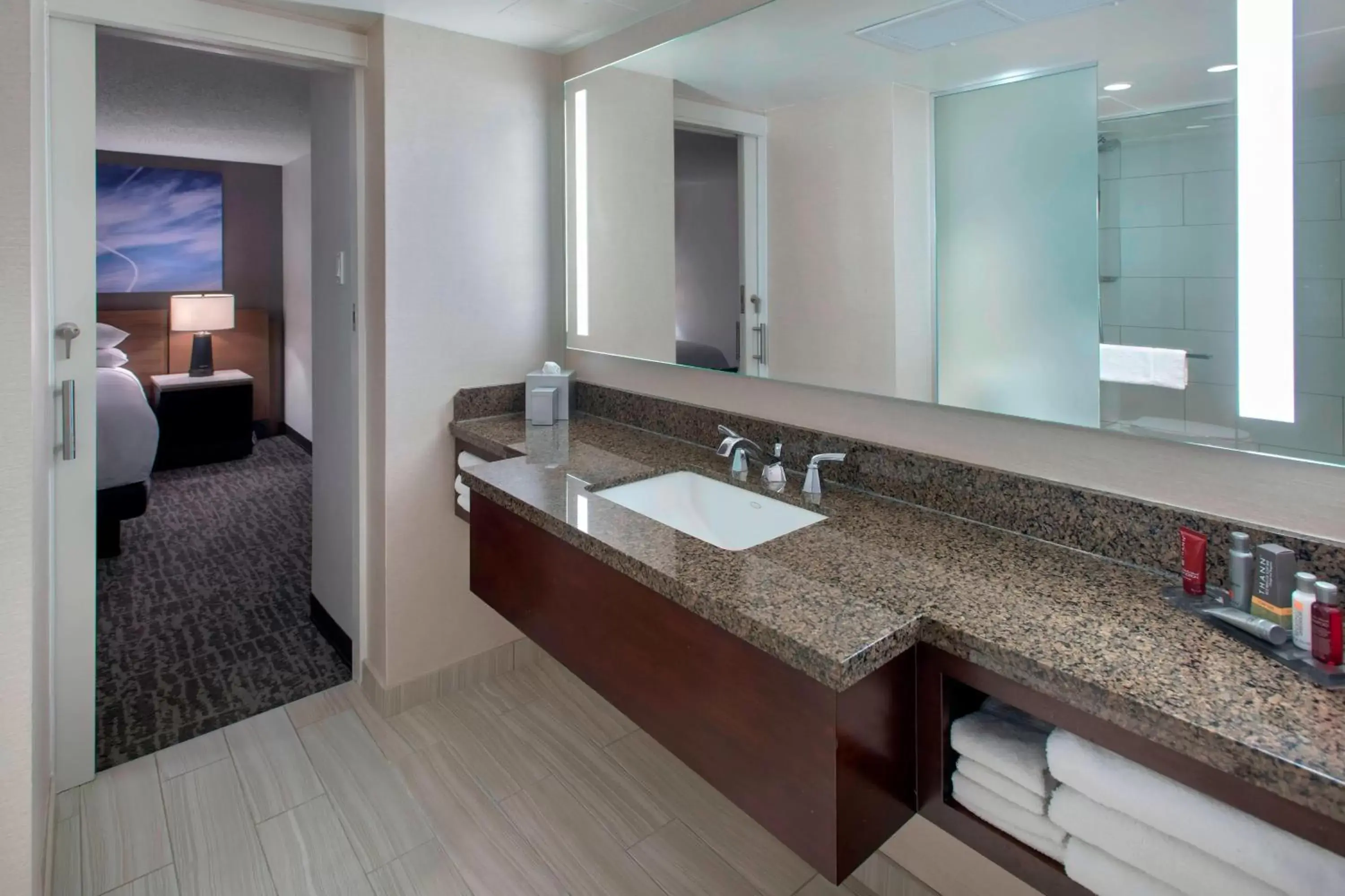 Photo of the whole room, Bathroom in Newark Liberty International Airport Marriott
