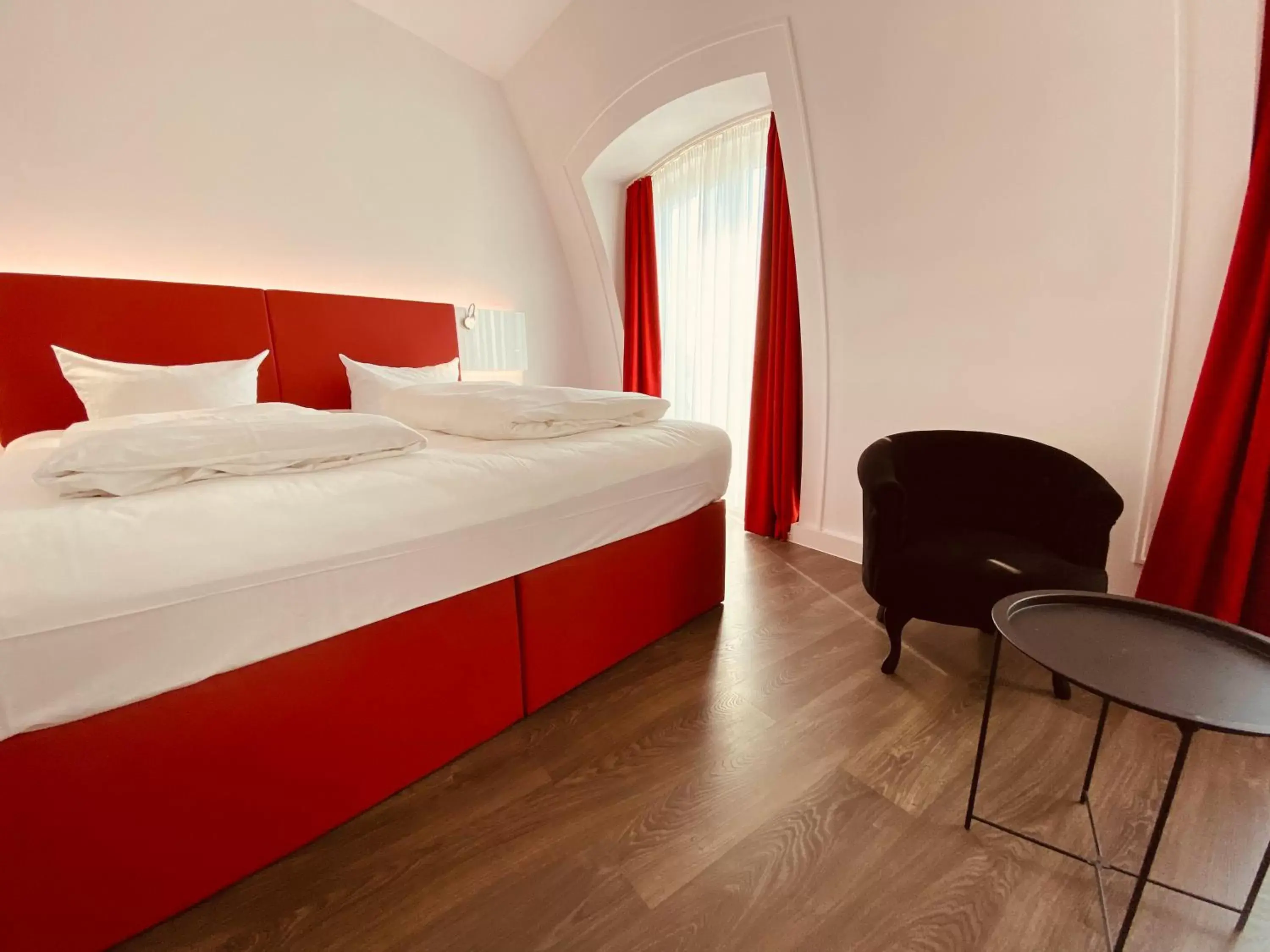 Photo of the whole room, Bed in DORMERO Hotel Dresden City