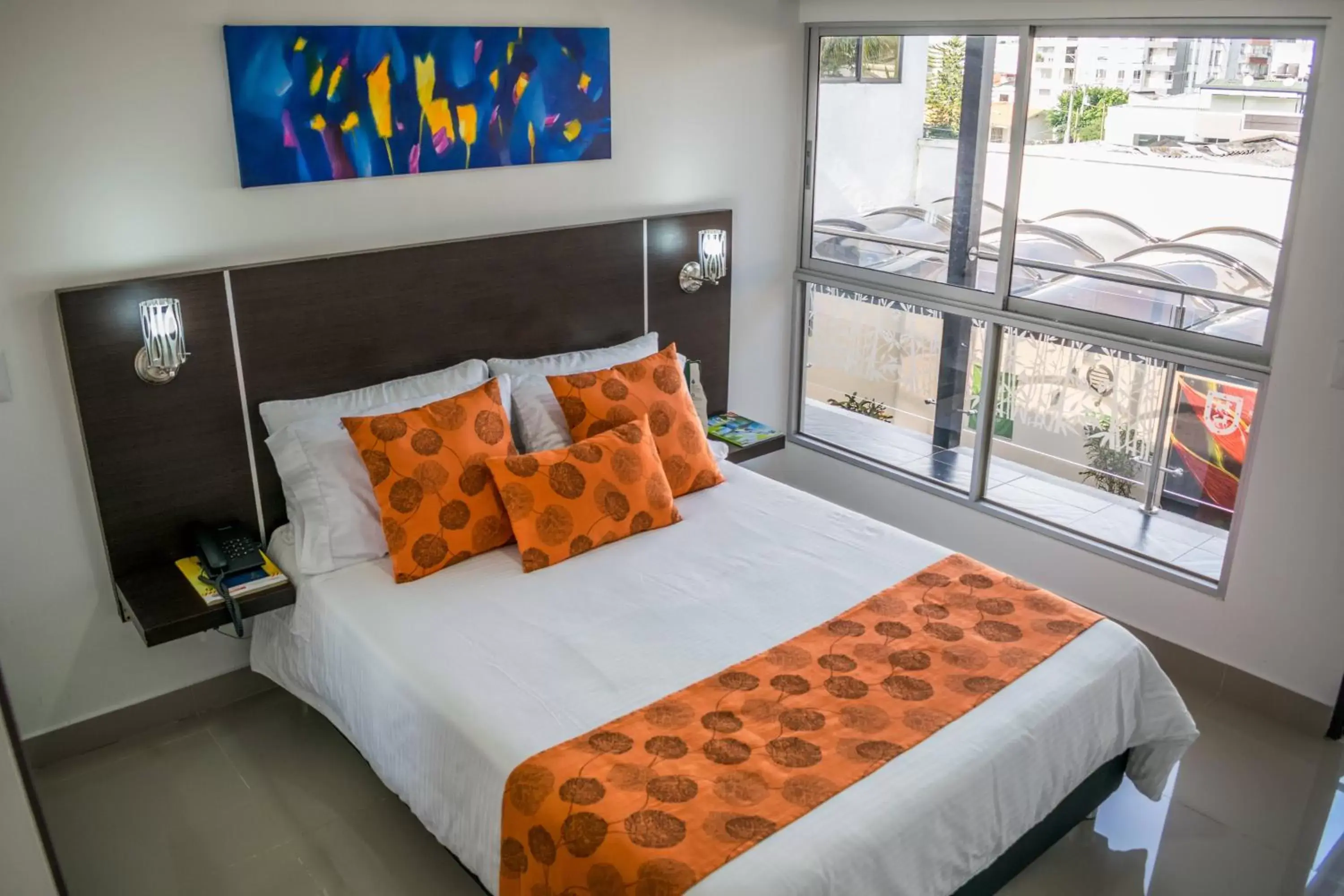 Bed in Hotel Montes De La Castellana Bed in Hotel Montes De La Castellana