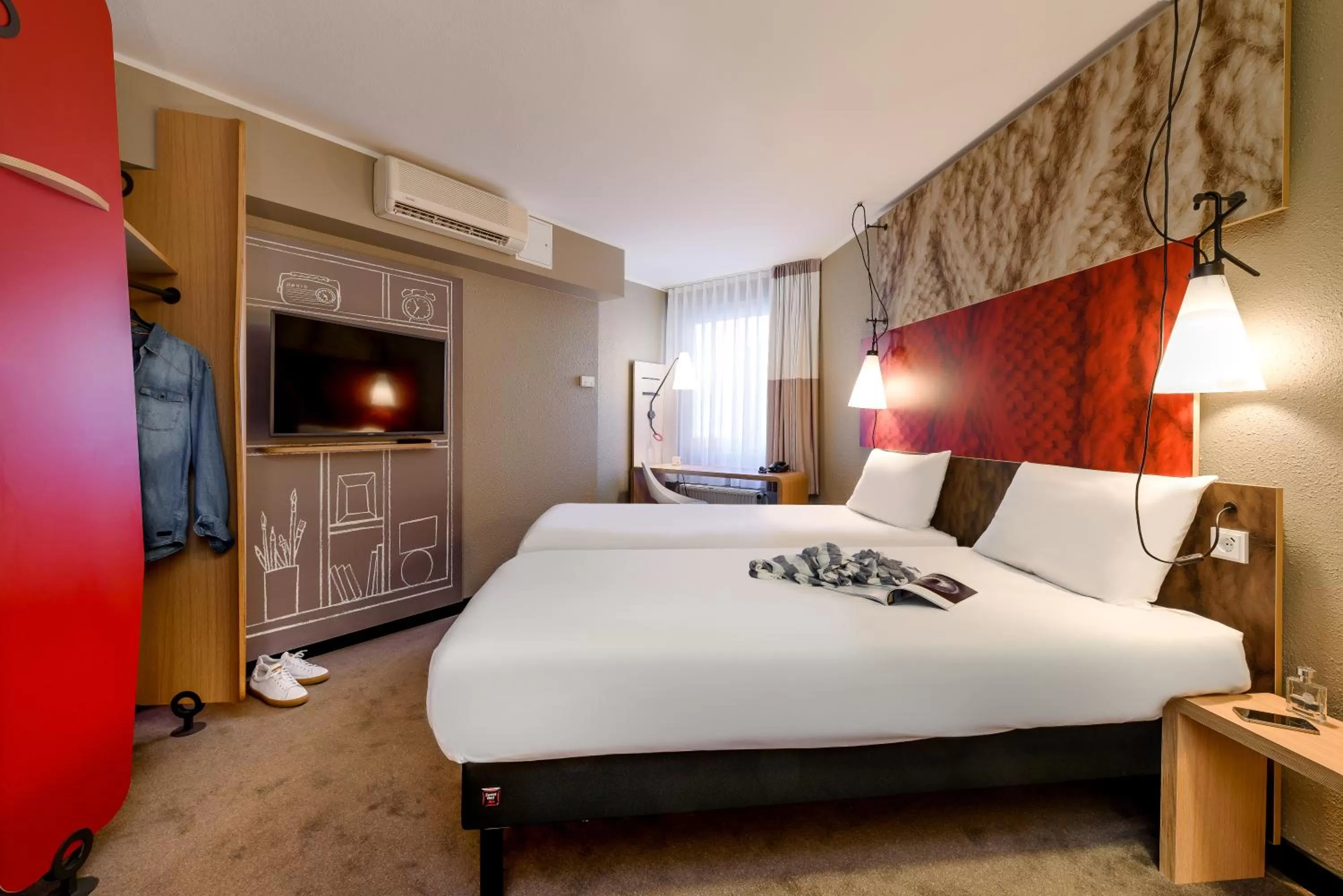 Bed in ibis Frankfurt Centrum