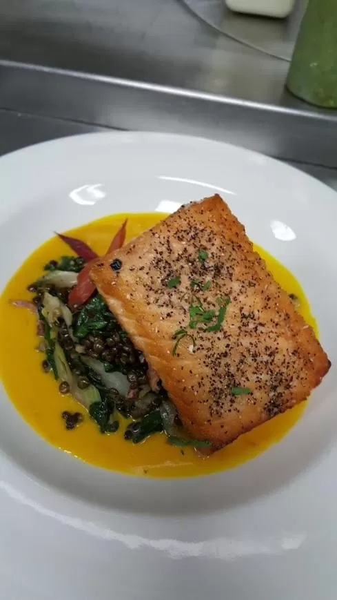 Food close-up in The Old Lyme Inn