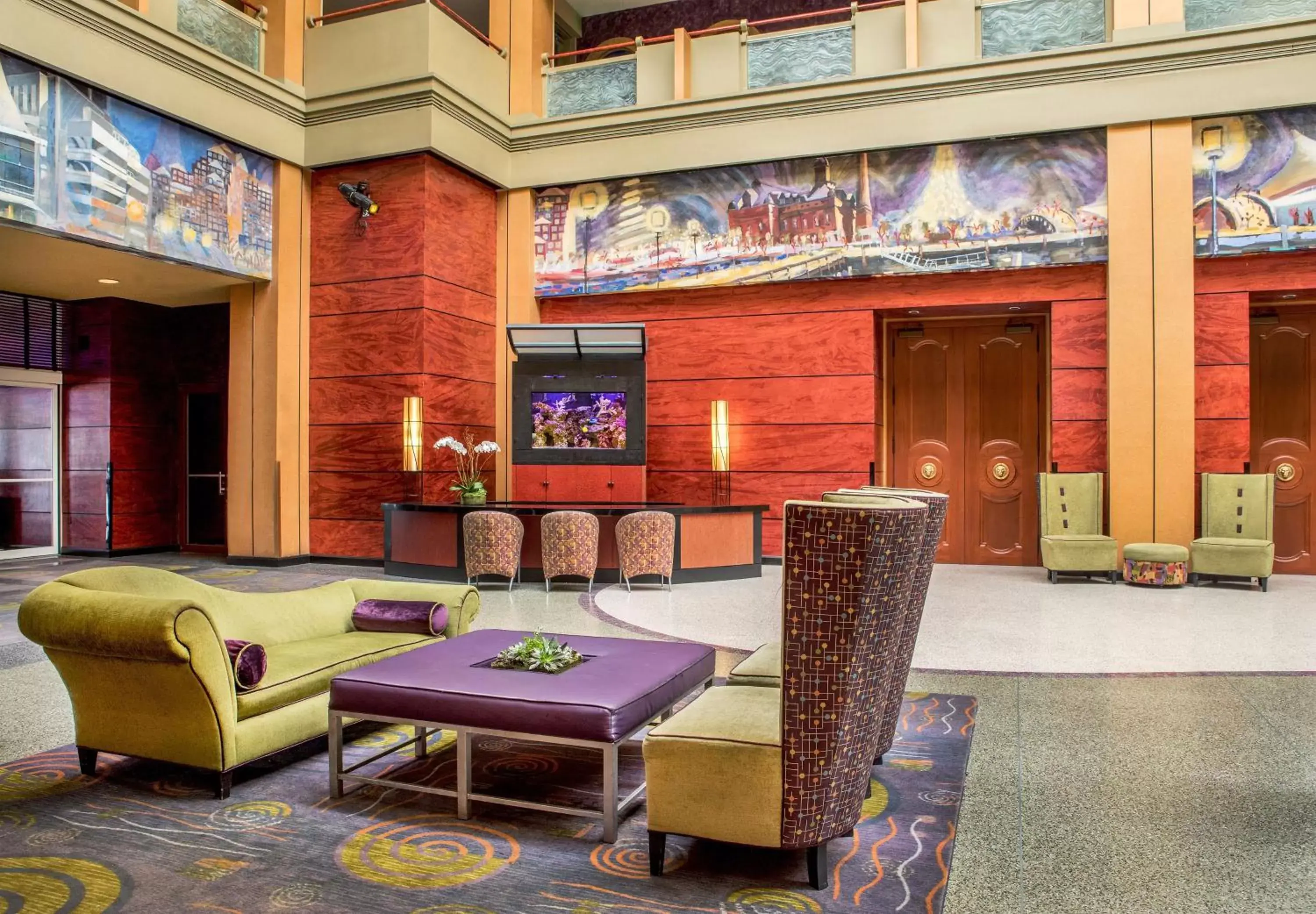 Lobby or reception in Pier 5 Hotel Baltimore, Curio Collection by Hilton