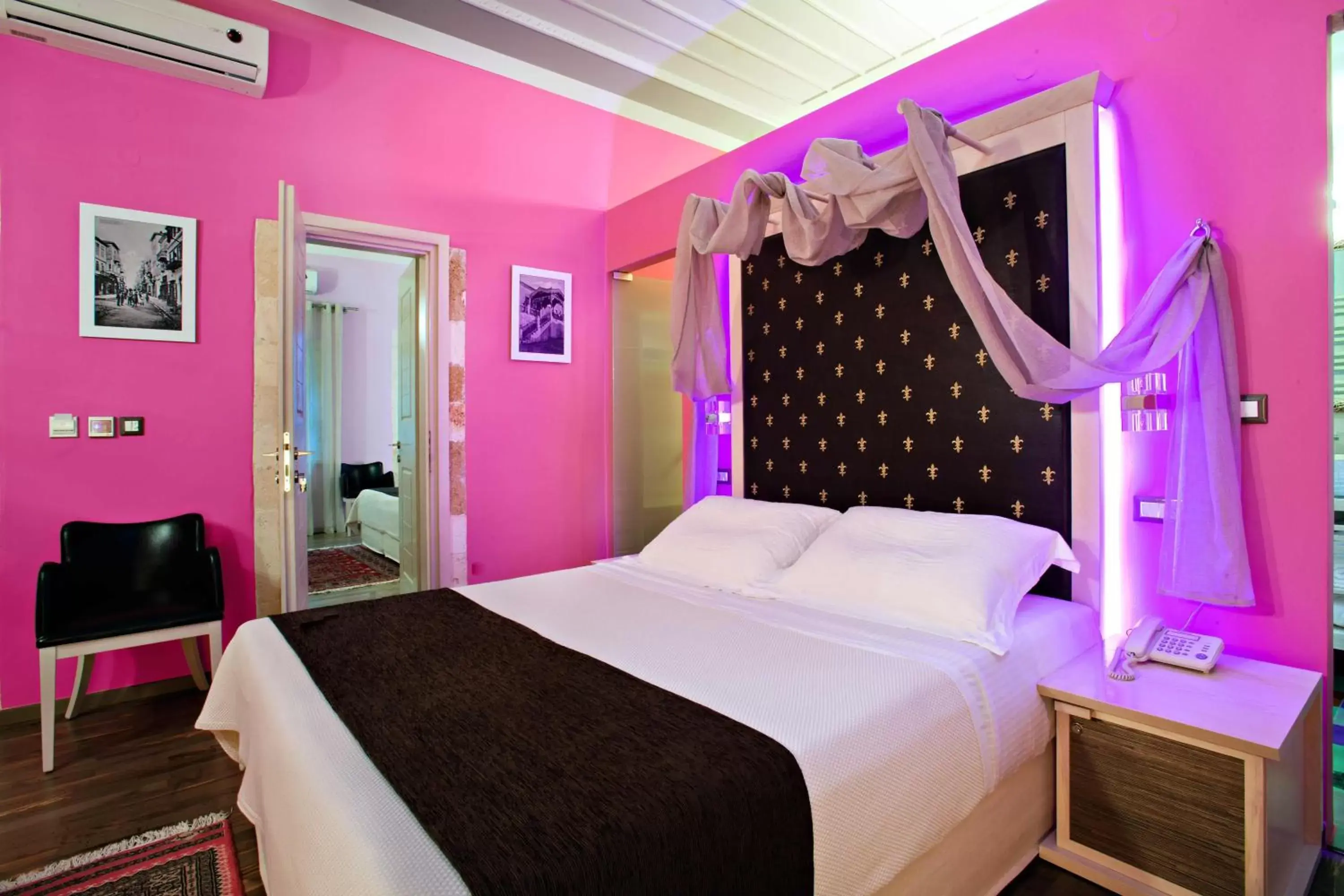 Bed in Elia Fatma Boutique Hotel