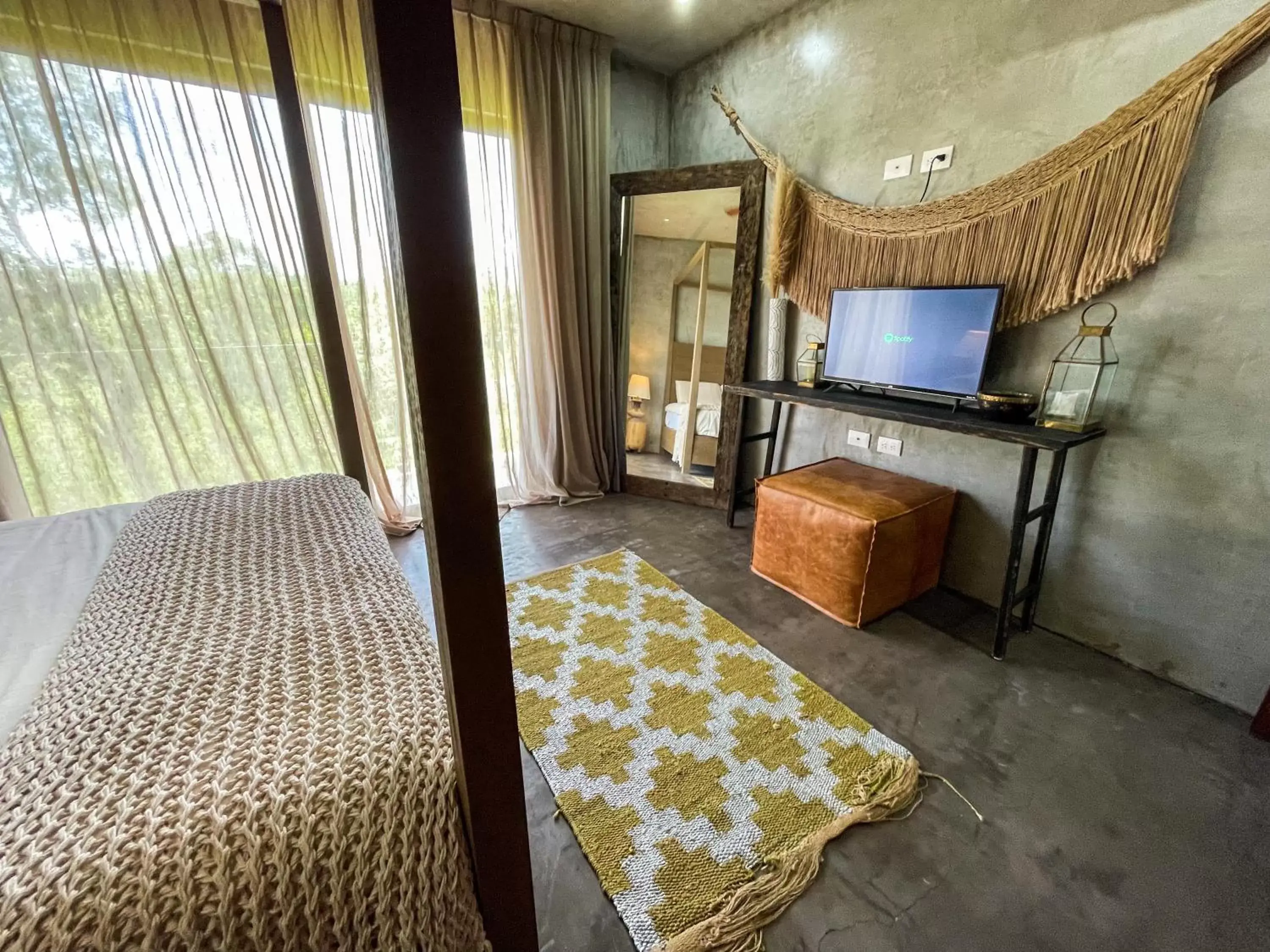 Bedroom, Seating Area in Apartment and Penthouse Blue Luxury Kukulkan Tulum